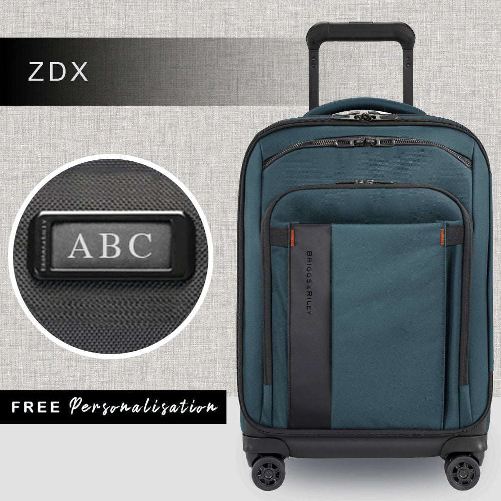 Briggs & Riley Zdx - Valigia espandibile con 4 ruote girevoli, nero, Large Travel Duffle, Borsone da viaggio grande