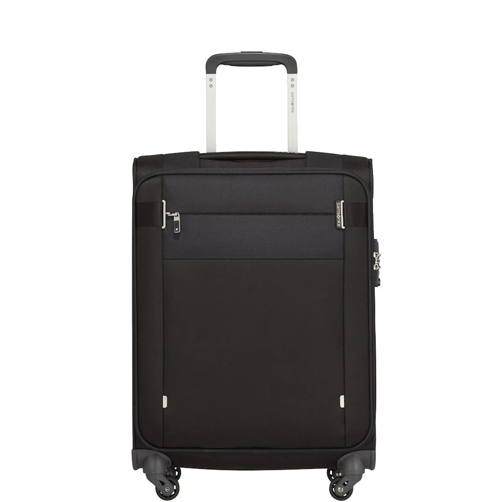 Citybeat 4 Wheel Cabin Suitcase 55cm - Black