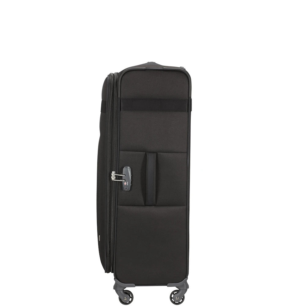 Citybeat 2 Piece Luggage Set (55cm & 78cm) - Black