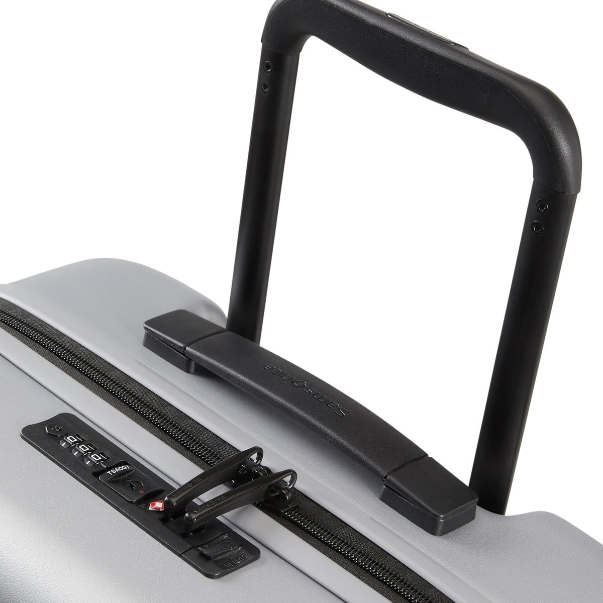 Quadrix 2 Piece Luggage Set (55cm & 75cm) - Silver