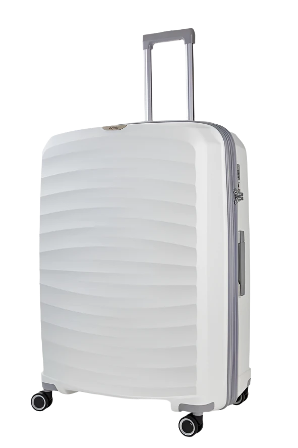 Sunwave Large Suitcase White London Luggage