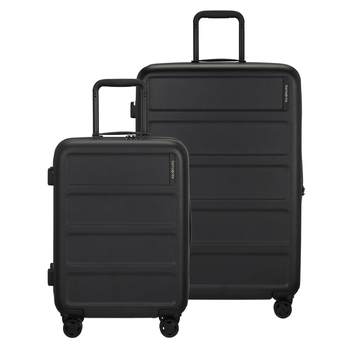Quadrix 2 Piece Luggage Set (55cm & 75cm) - Black