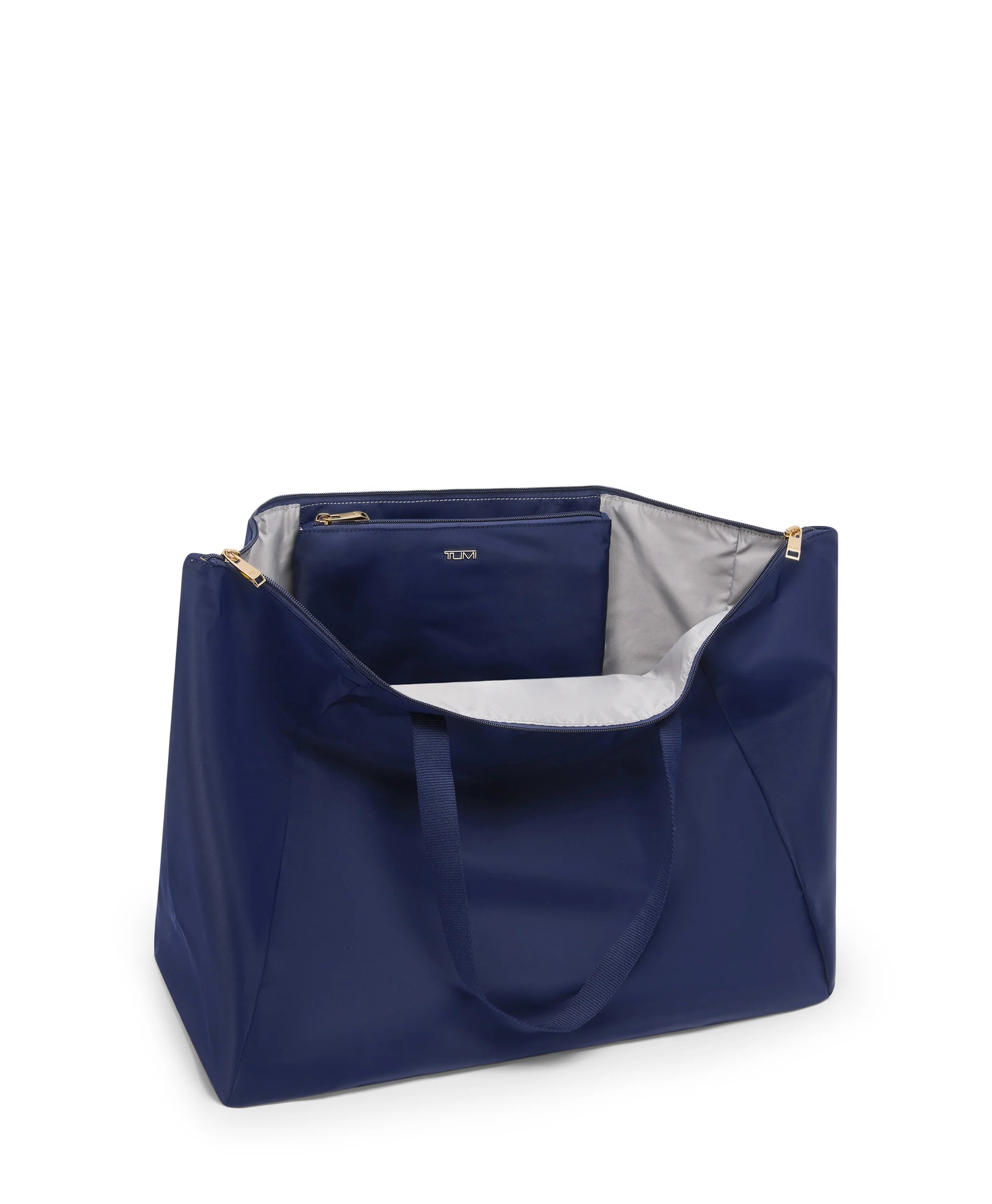 VOYAGEUR Just in Case Tote - Indigo/Light Gold