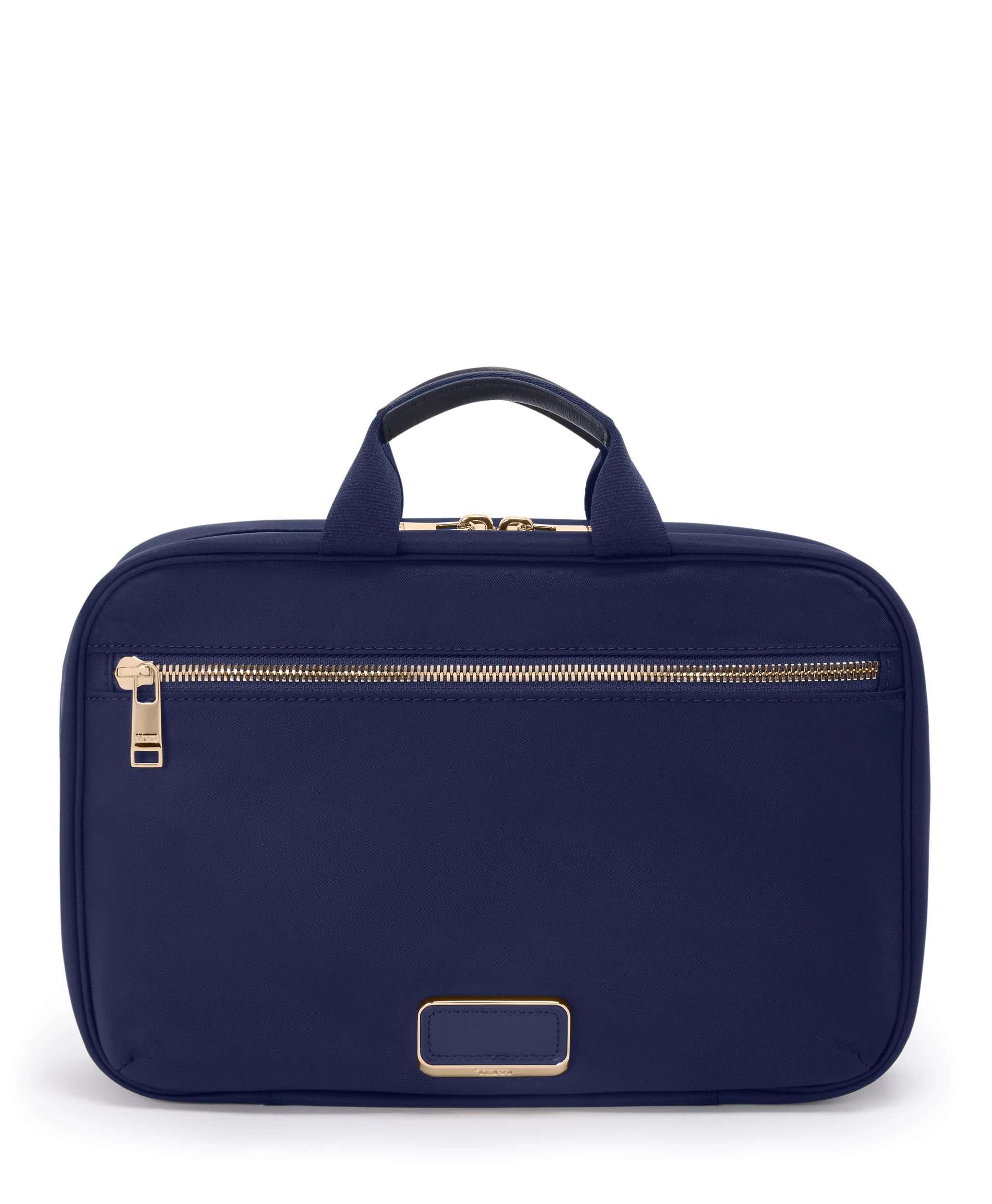 VOYAGEUR Madeline Cosmetic Pouch - Indigo/Light Gold