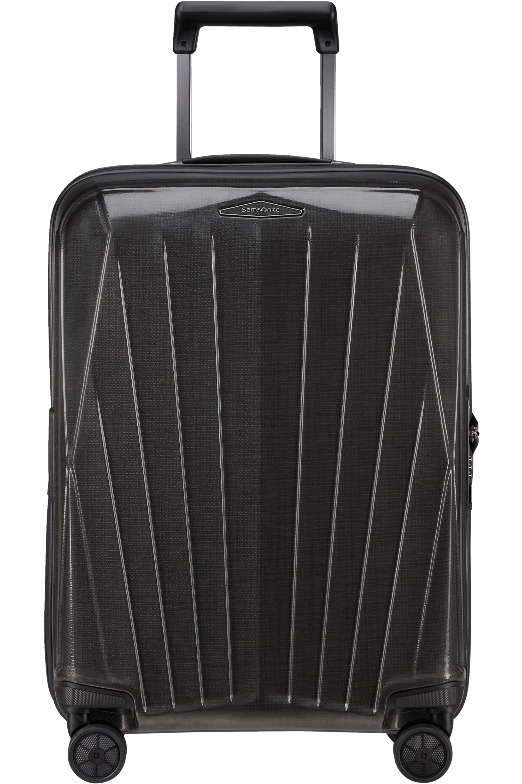 MAJOR LITE 55cm Spinner Expandable 4wheels Black London Luggage