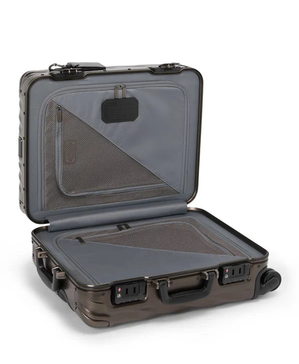 19 Degree Aluminium Continental Carry-On - Texture Gunmetal
