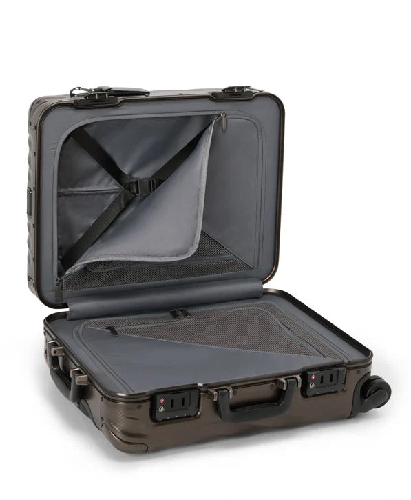 19 Degree Aluminium Continental Carry-On - Texture Gunmetal