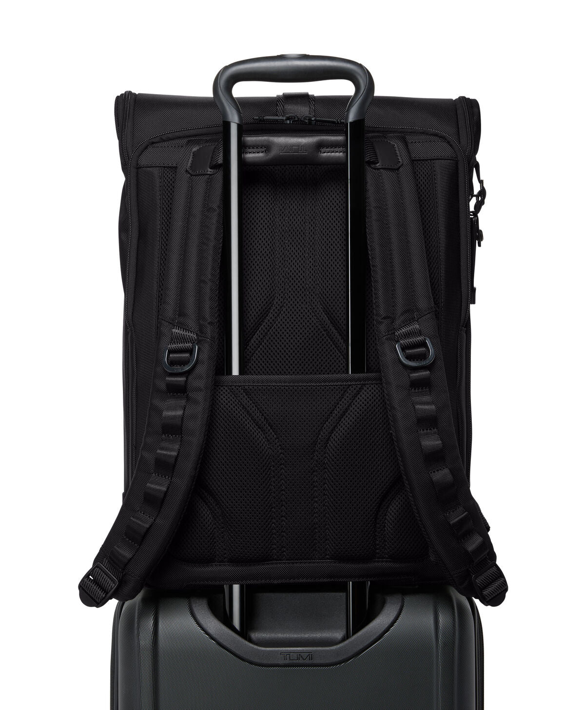 Alpha Bravo Surveillance Flap Backpack - Black Ballistic