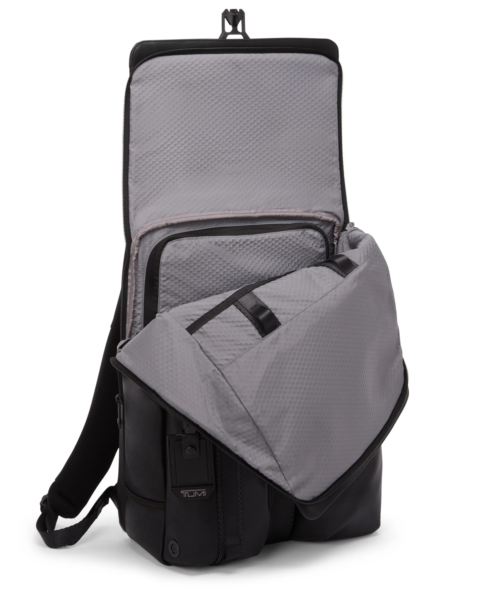 Alpha Bravo Surveillance Flap Backpack - Black