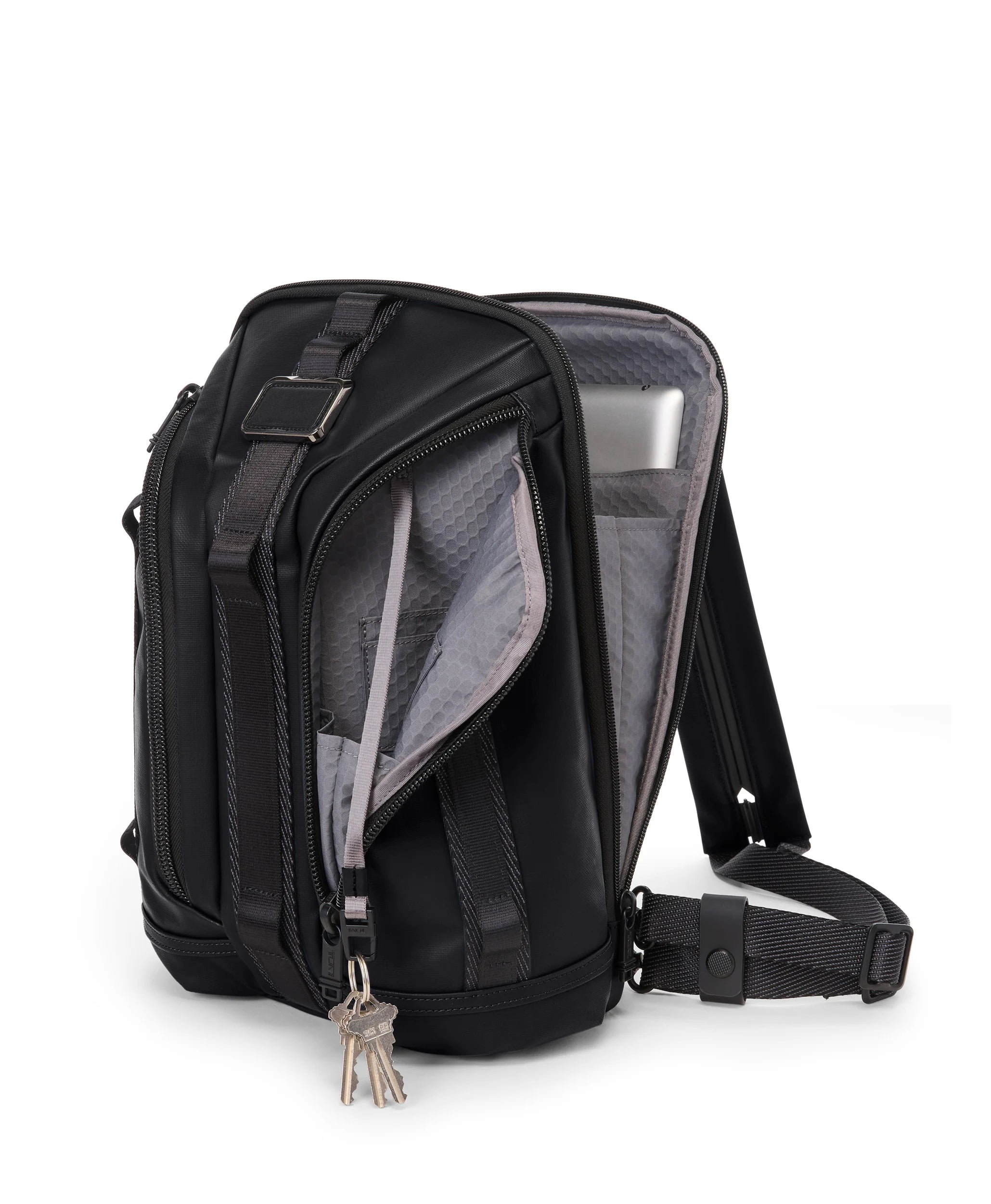 Alpha Bravo Knight Sling Backpack - Black