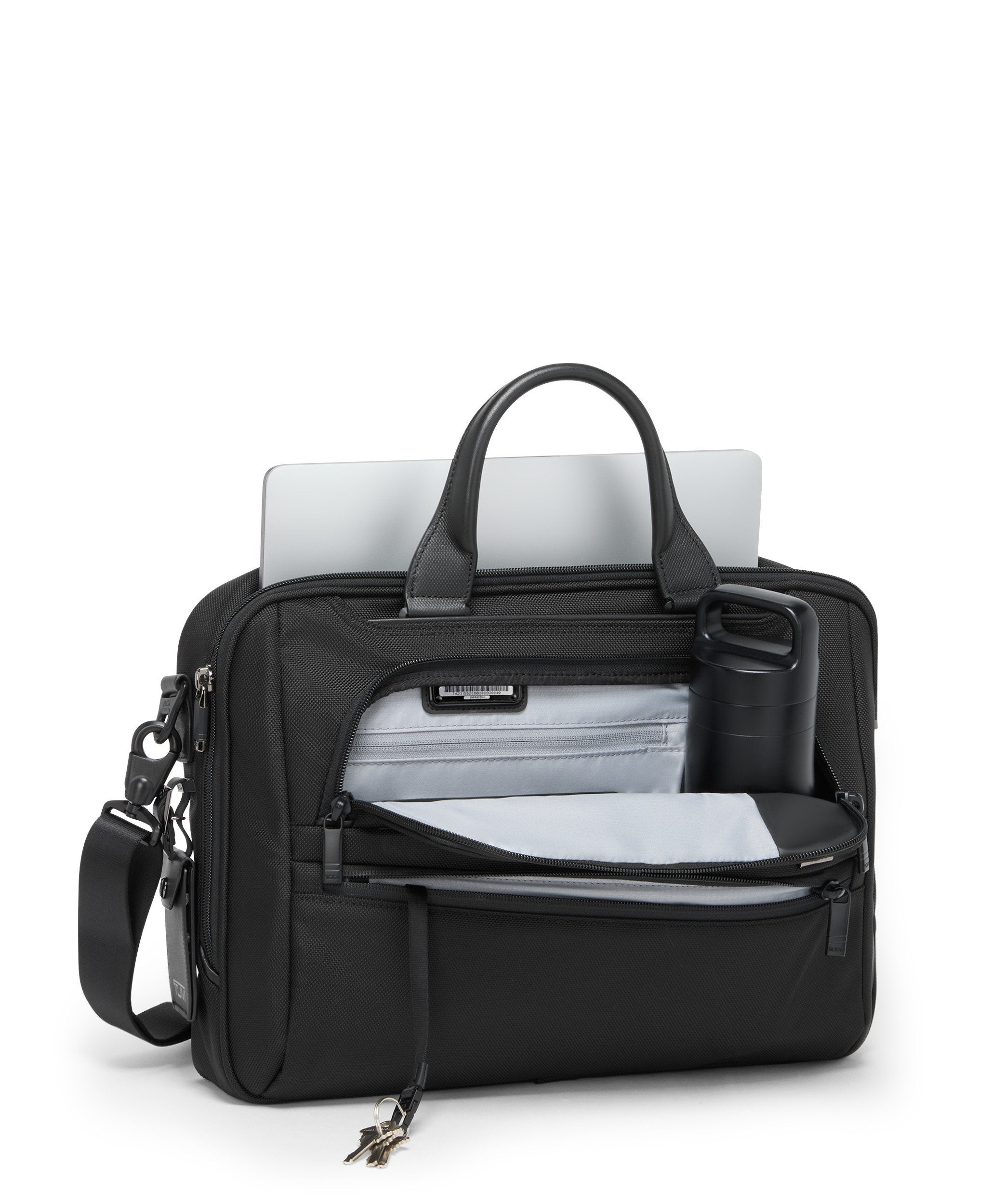 Alpha 4 Medium 15" Briefcase - Black