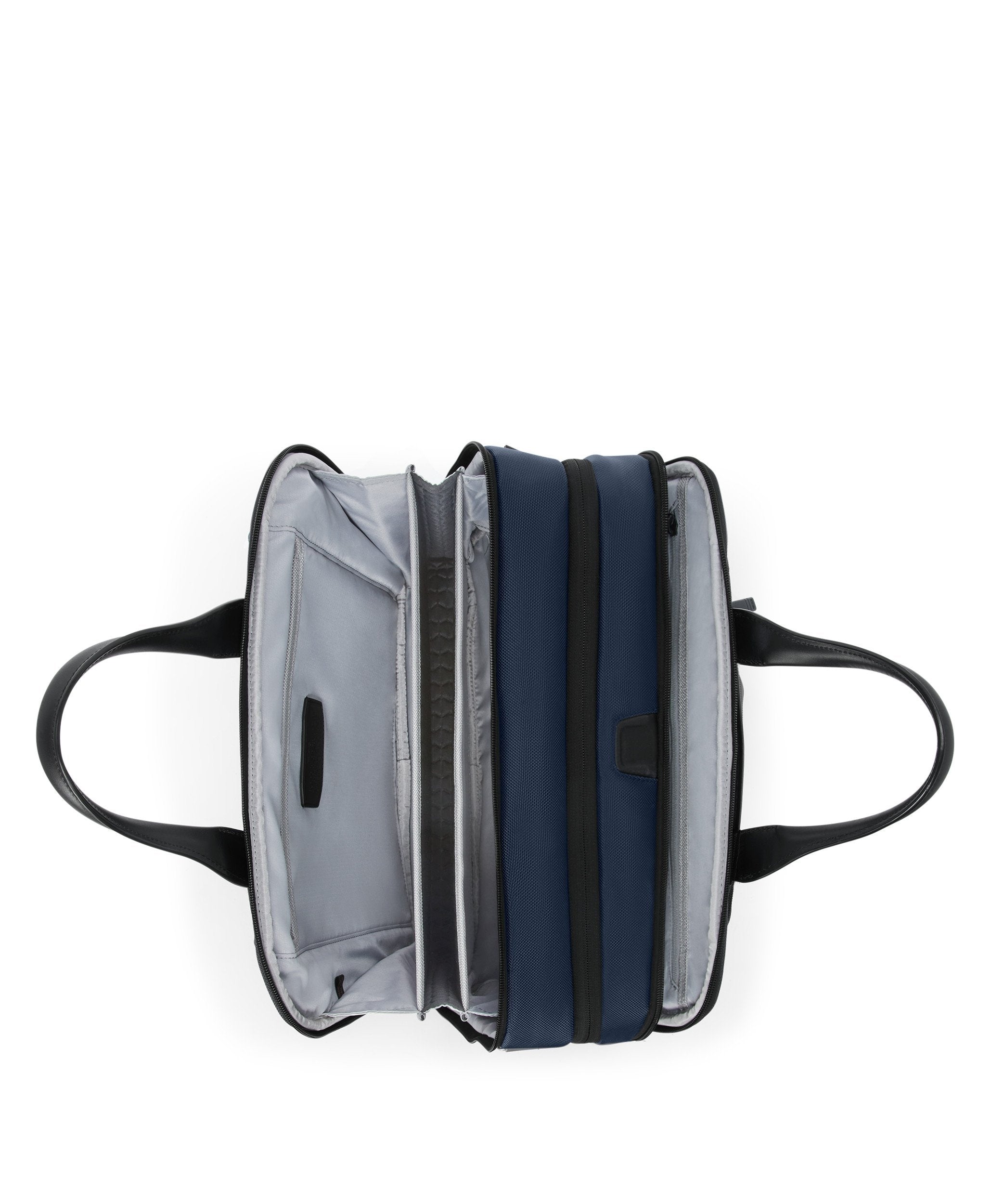 Alpha 4 Medium 15" Expandable Briefcase - Navy