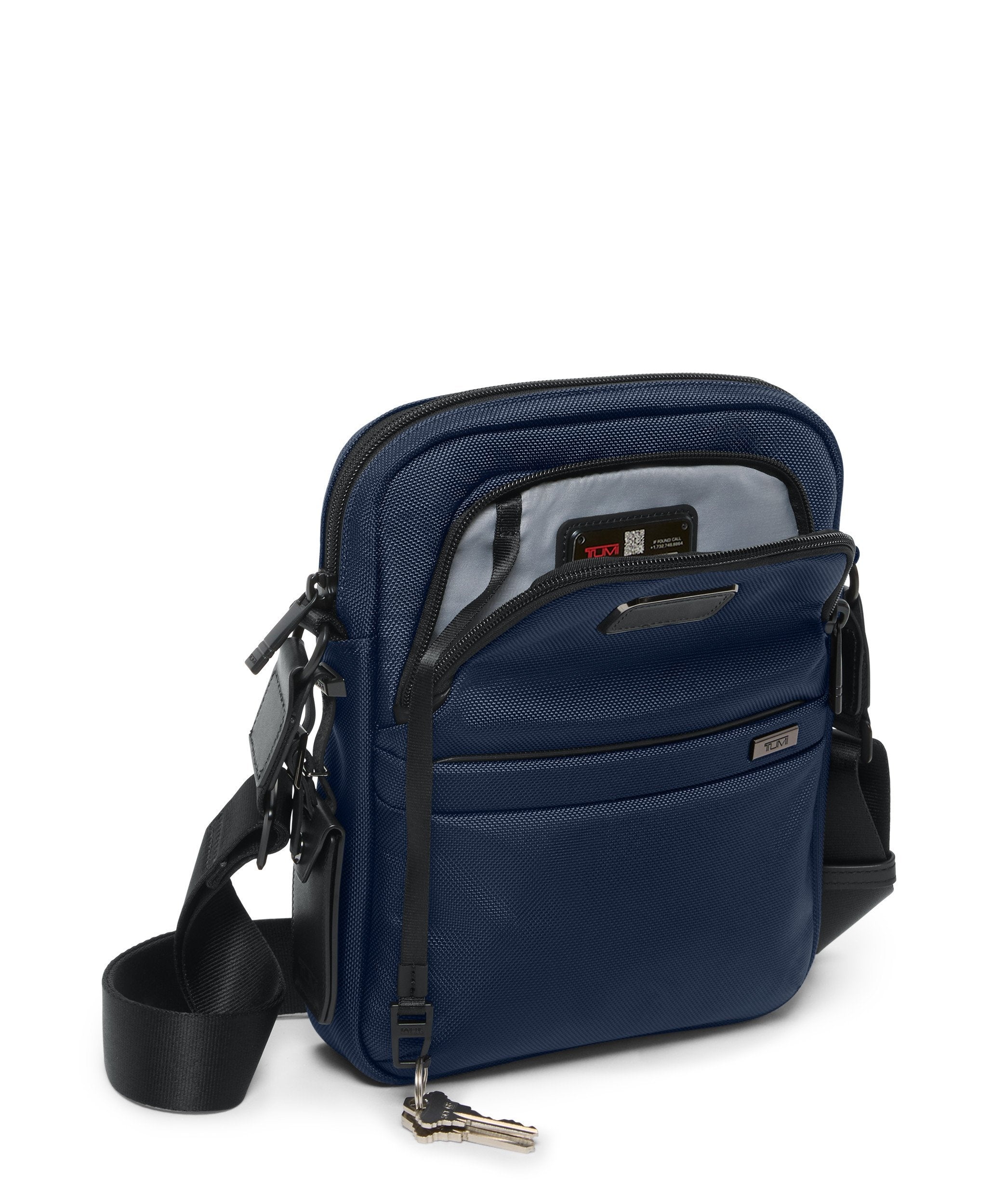 Alpha 4 Medium Crossbody - Navy