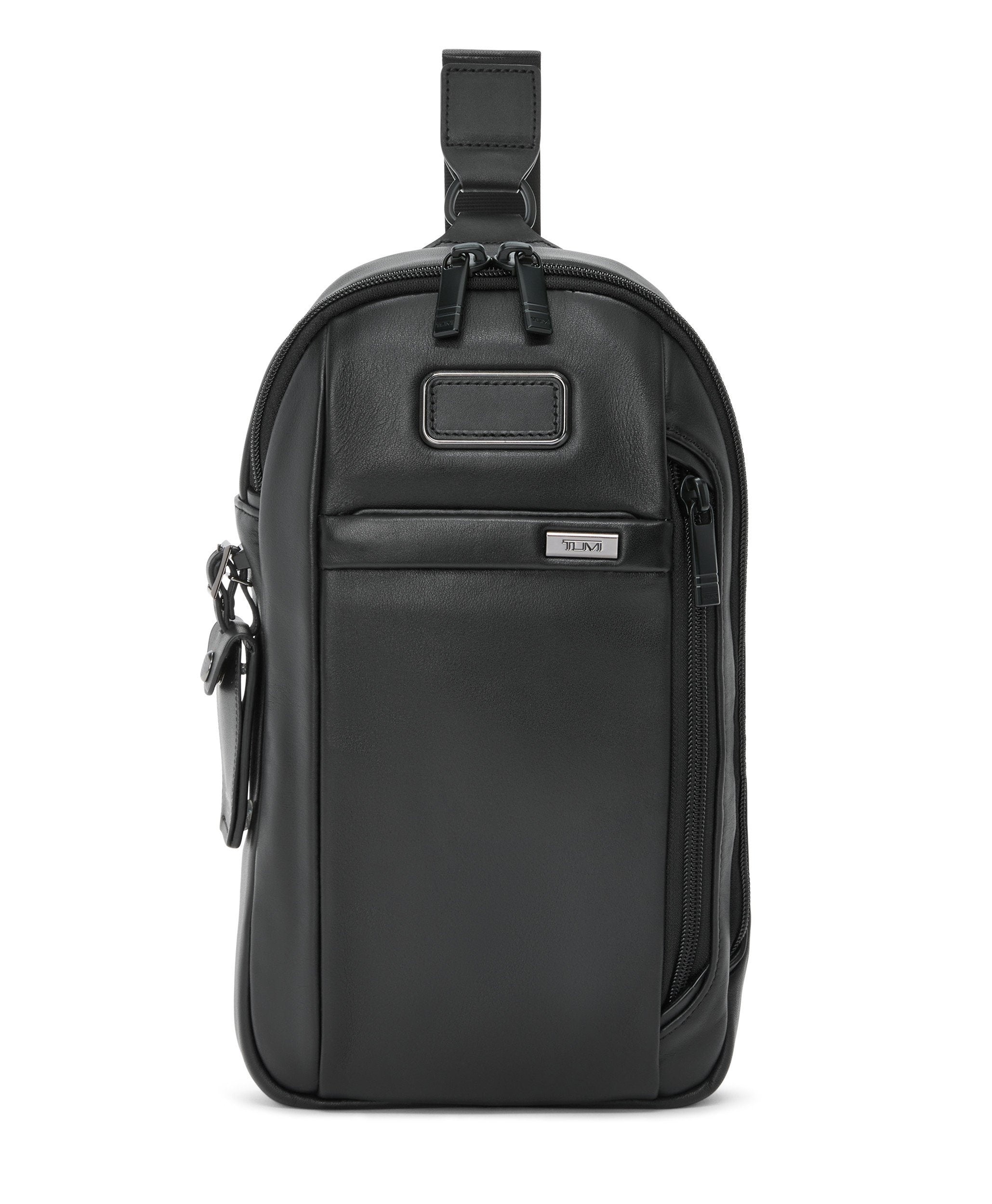 Alpha 4 Sling Leather - Black