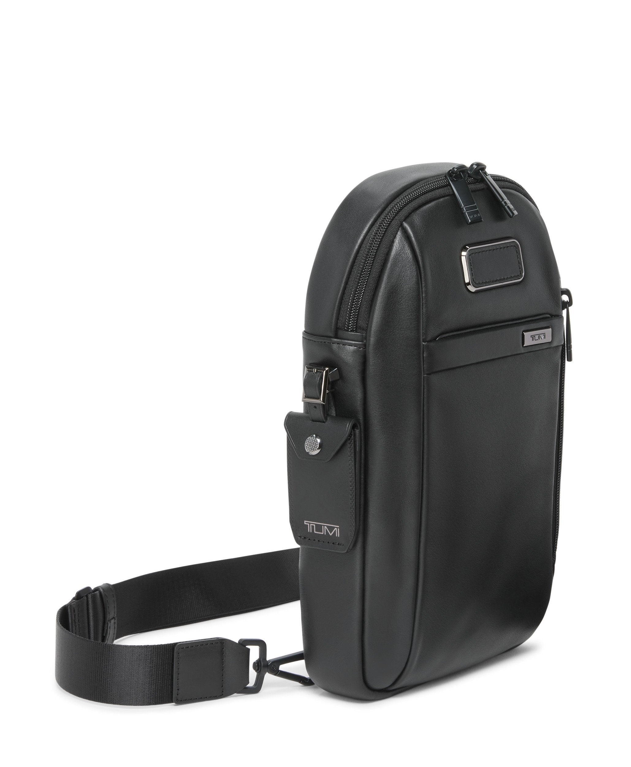 Alpha 4 Sling Leather - Black