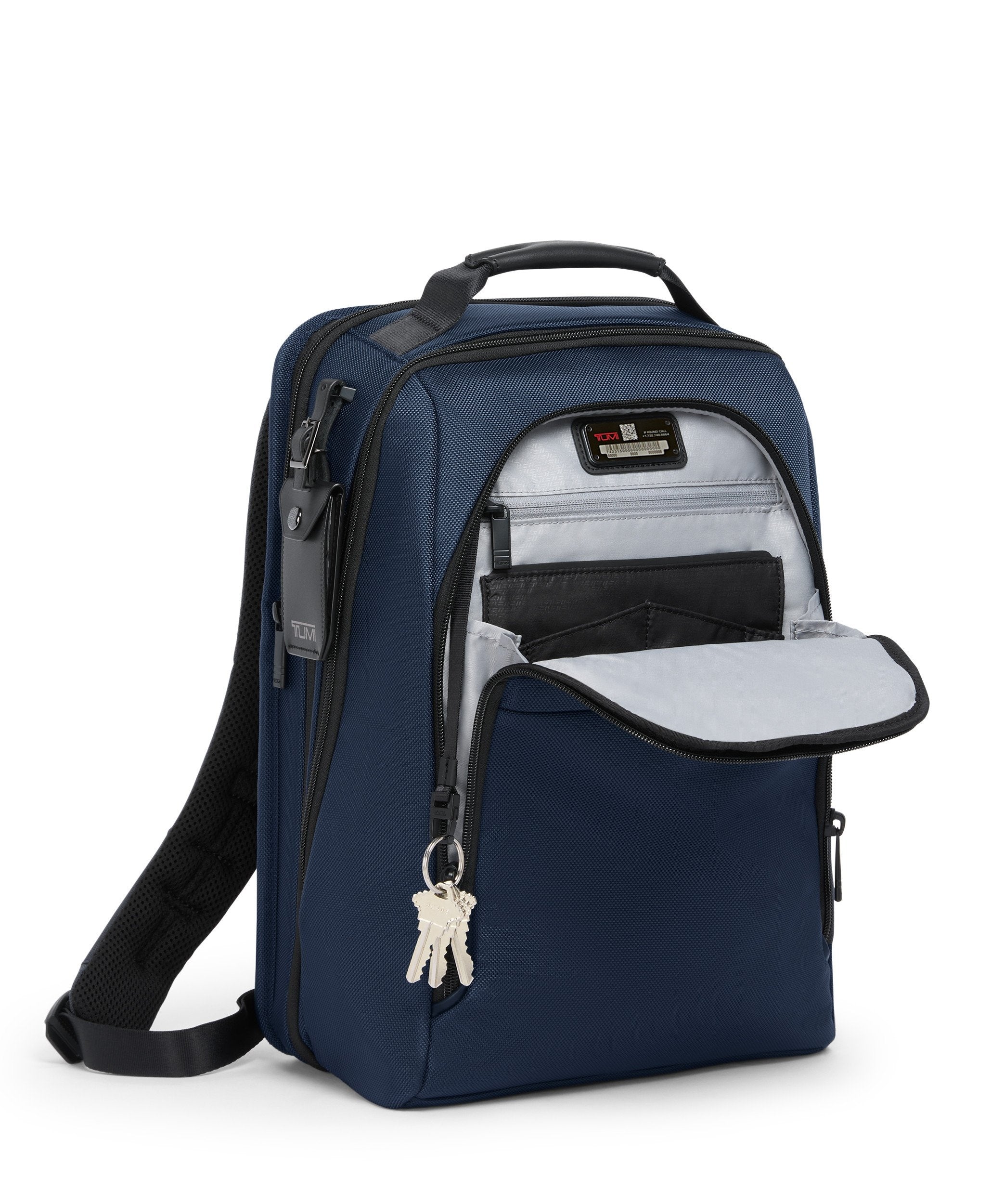Alpha 4 Medium 15" Expandable Backpack - Navy