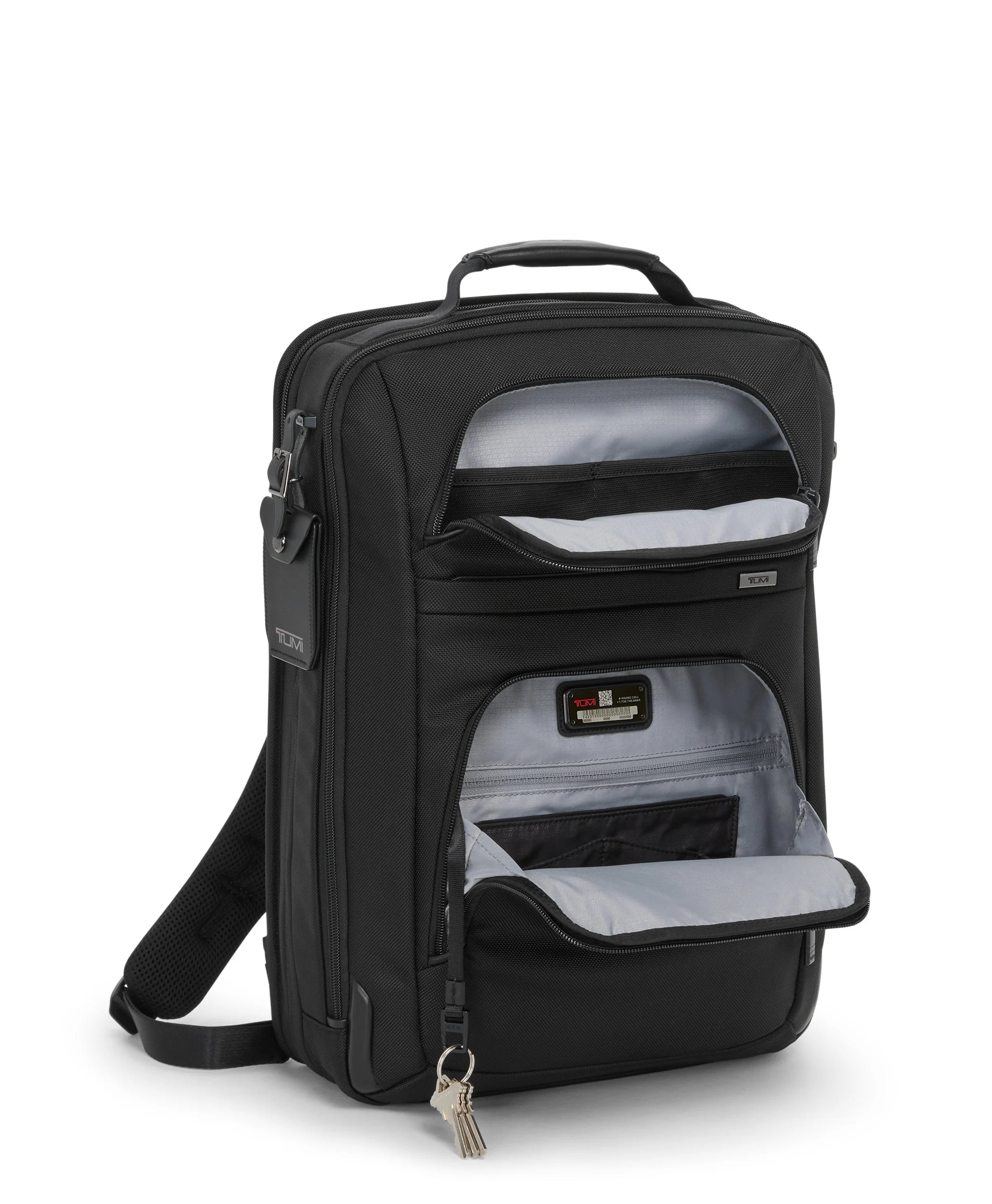 Alpha 4 Large 17” Expandable Backpack - Black