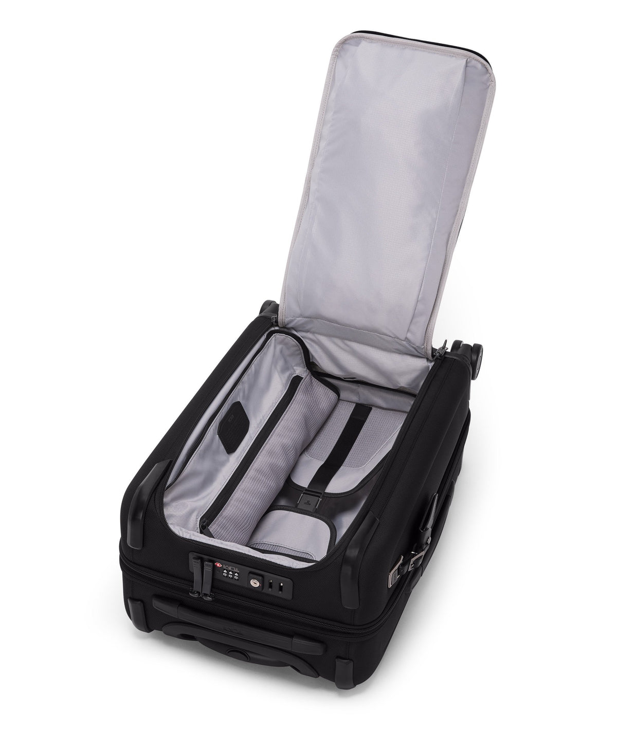 Alpha 4 Dual Access Expandable Carry-On 55 cm - Black