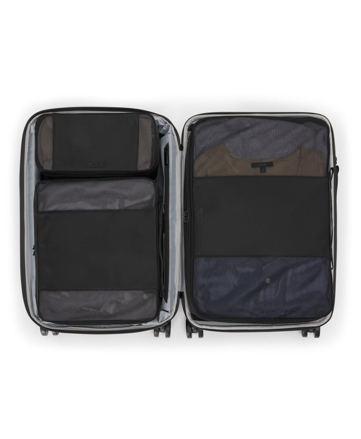 Alpha 4 Dual Access Expandable Carry-On 55 cm - Black