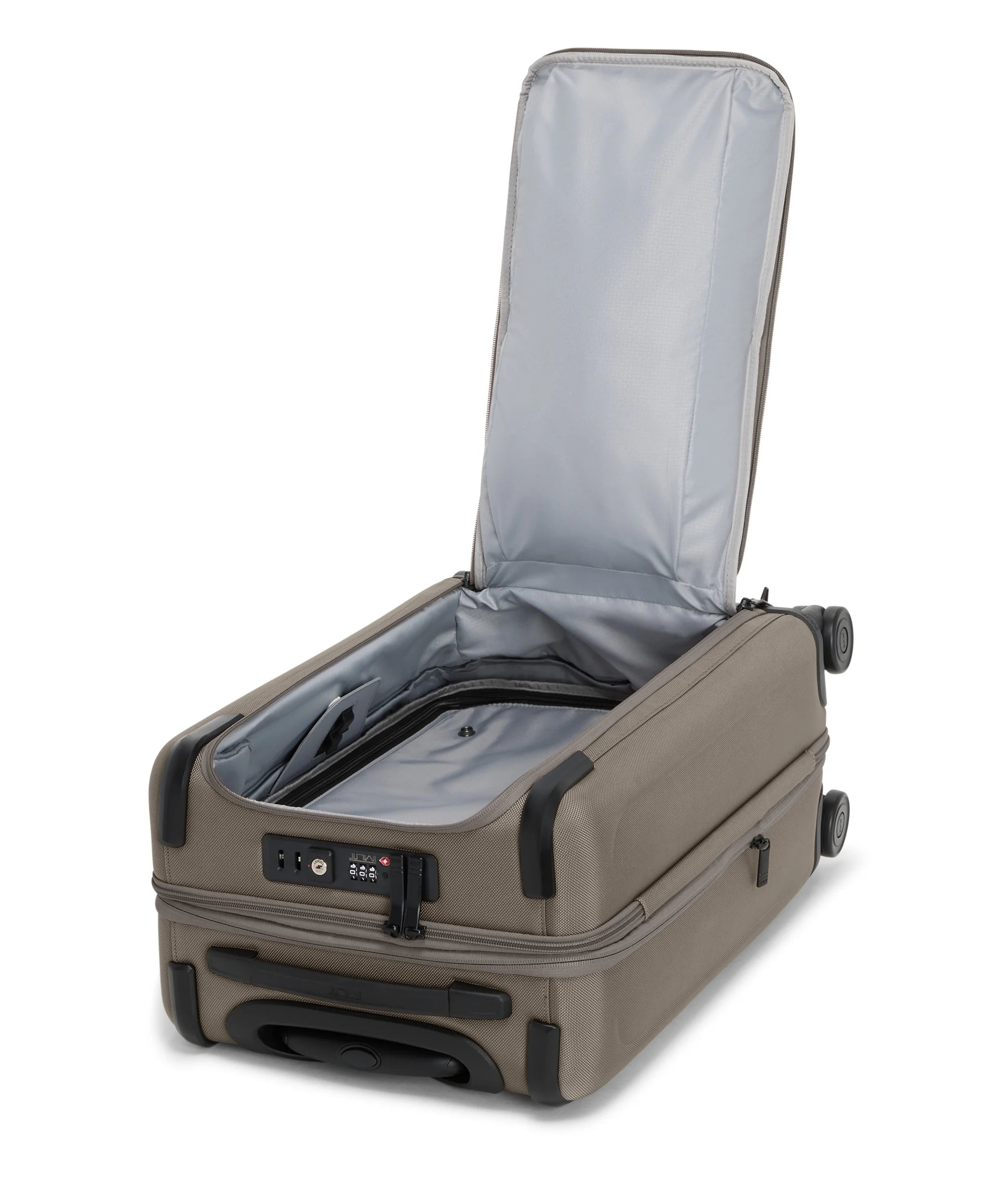 Alpha 4 Dual Access Expandable Carry-On 55 cm - Grey Alloy