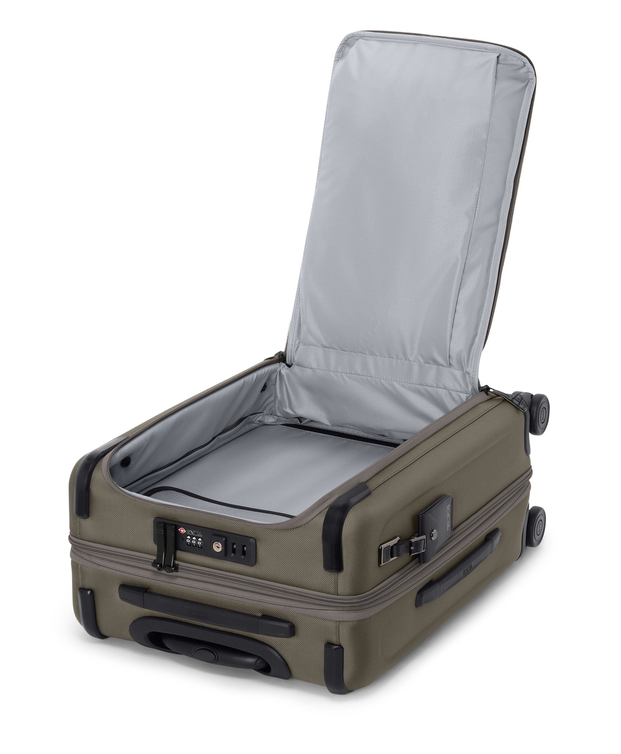 Alpha 4 Large Dual Access Expandable Carry-On 55 cm - Grey Alloy