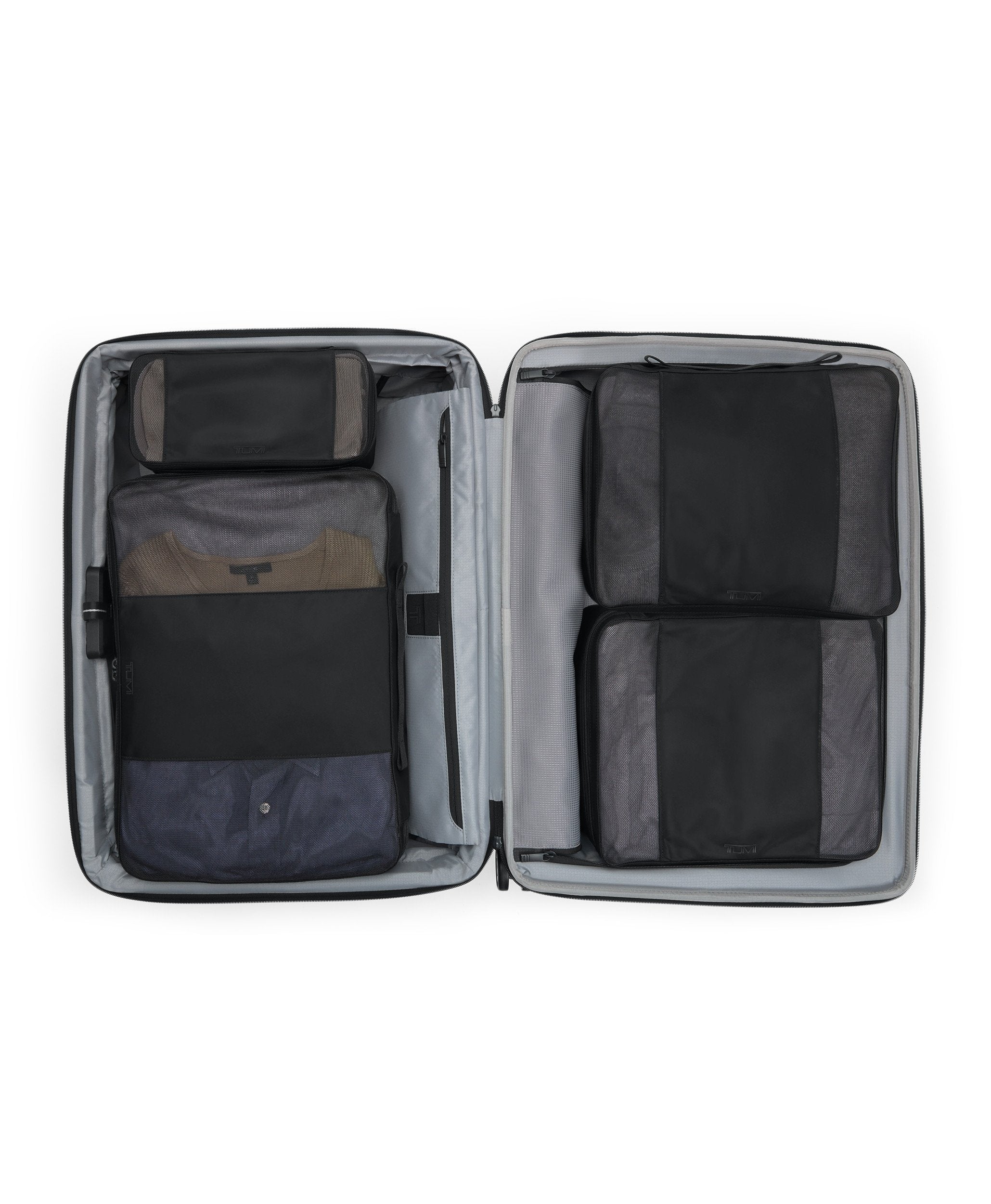 Alpha 4 Medium Dual Access Expandable Checked - Black