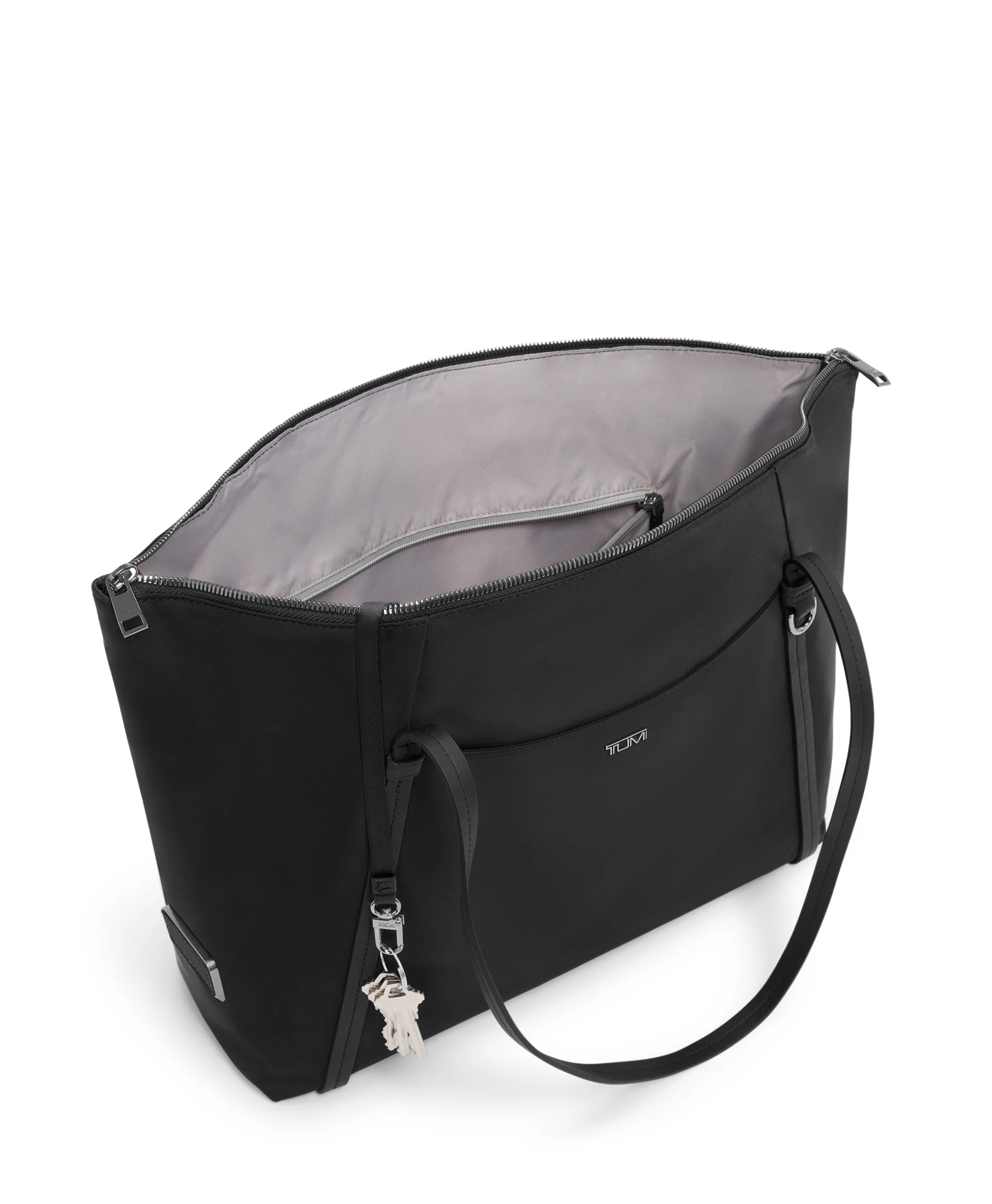 Voyageur Q Tote - Black/Gunmetal