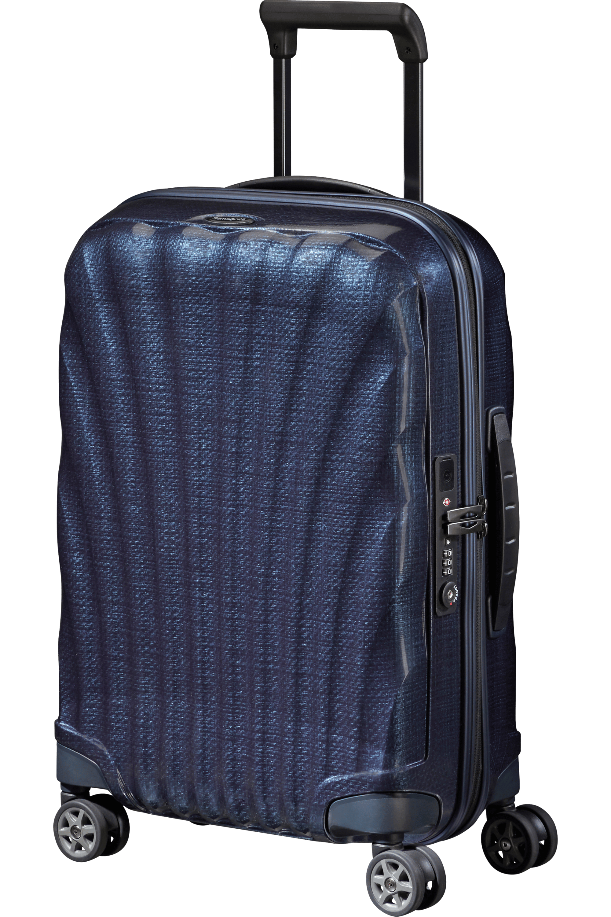C-Lite Spinner (4 wheels) 55cm Expandable Cabin - Midnight Blue