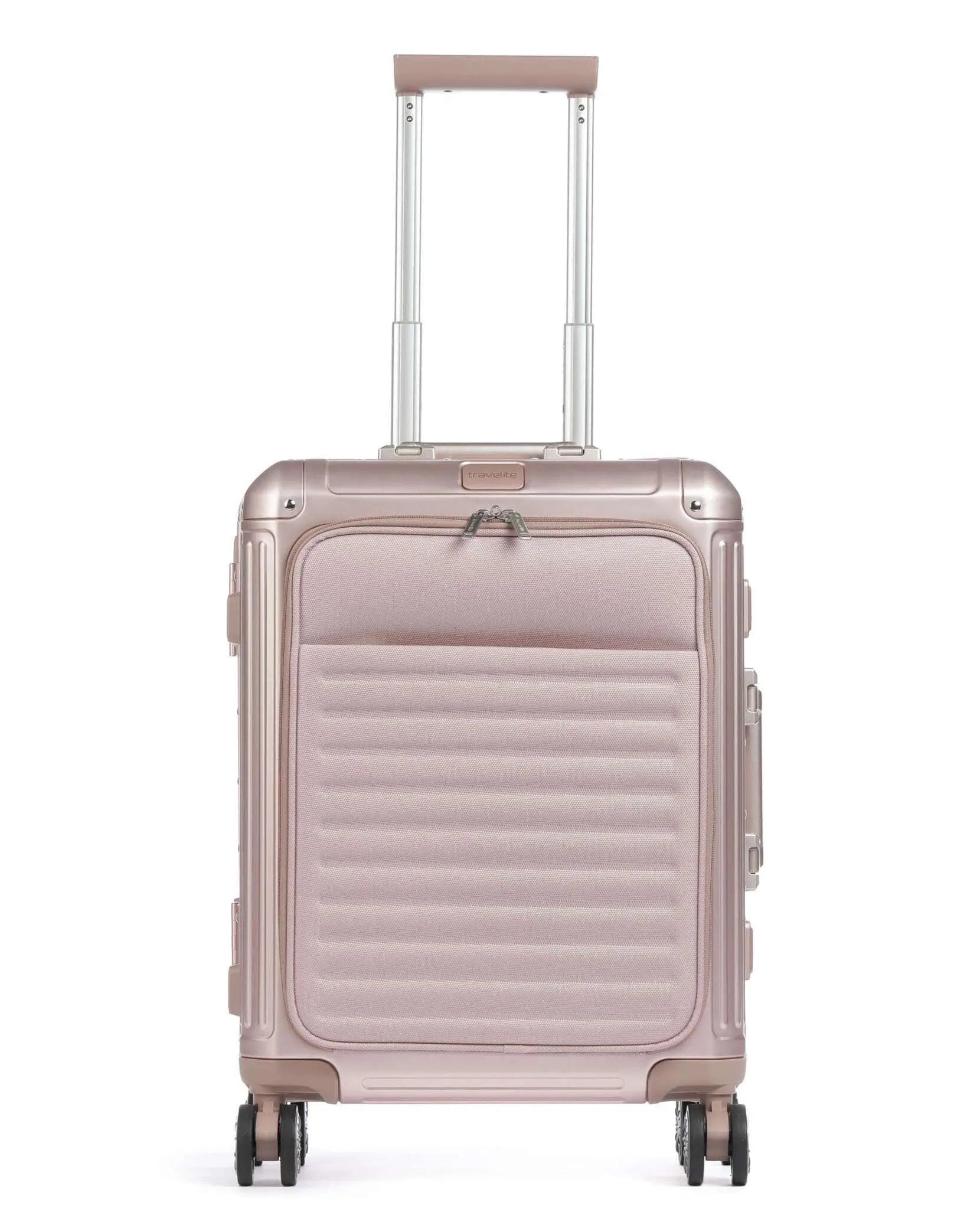 TRAVELITE Next Spinner (4 wheels) 55cm with Front Pocket - Rose