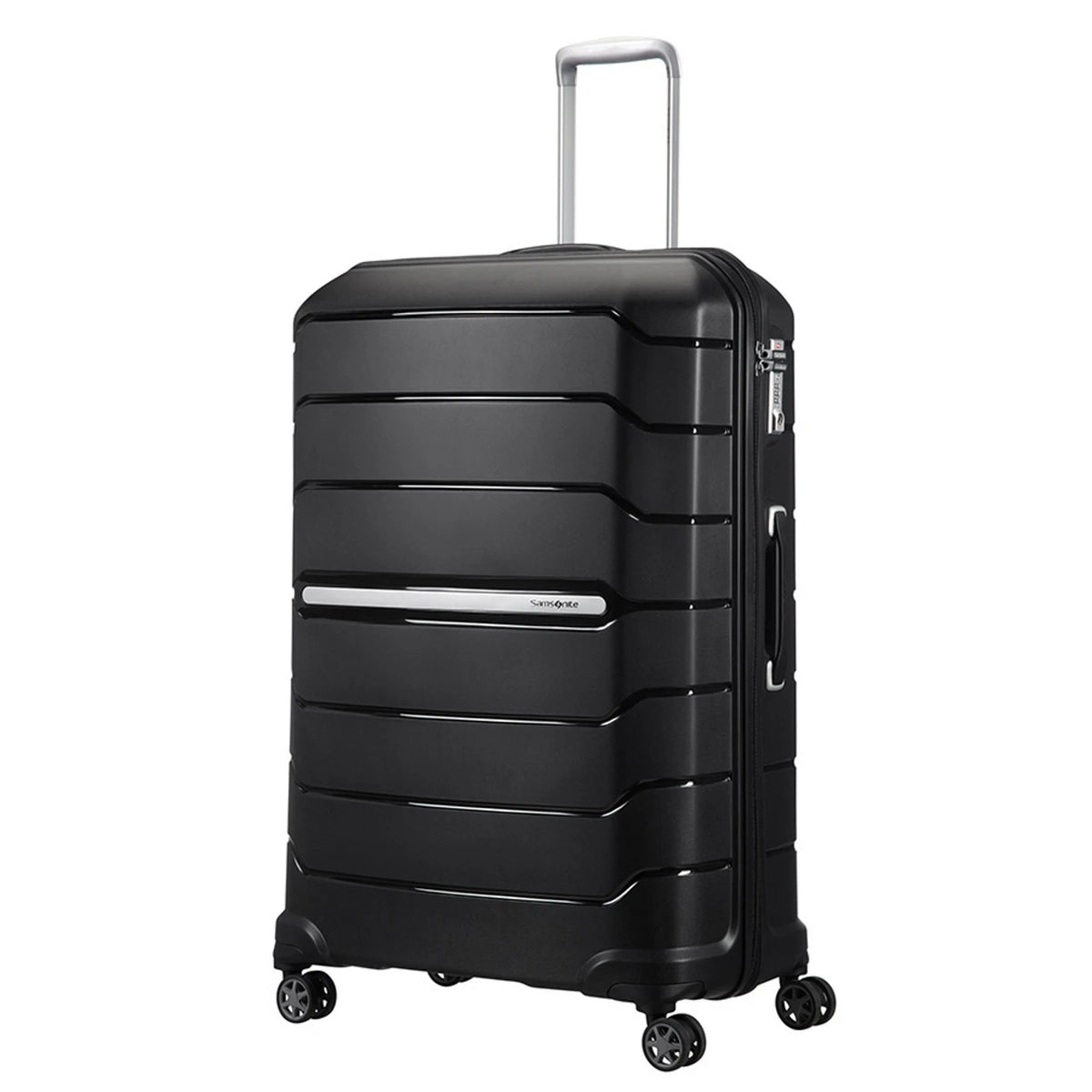 FLUX 4 Expandable Suitcase 81cm (4 Wheel) - Black