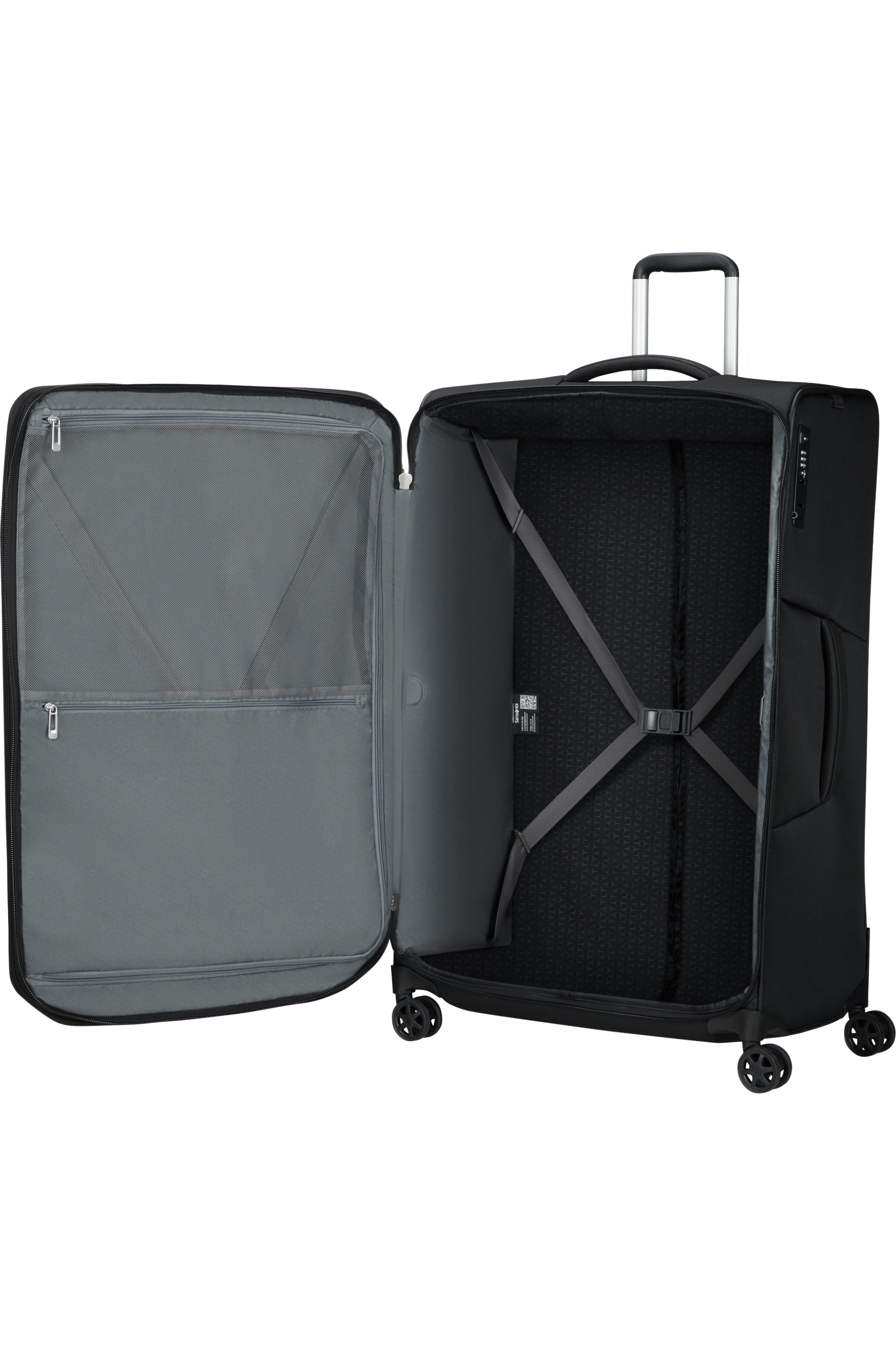 RESPARK 82cm Spinner Expandable (4 wheels) - Ozone Black