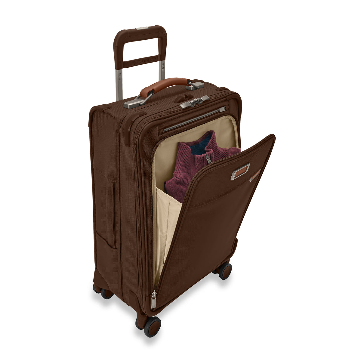 BASELINE Essential Carry-On Expandable Spinner - Chocolate