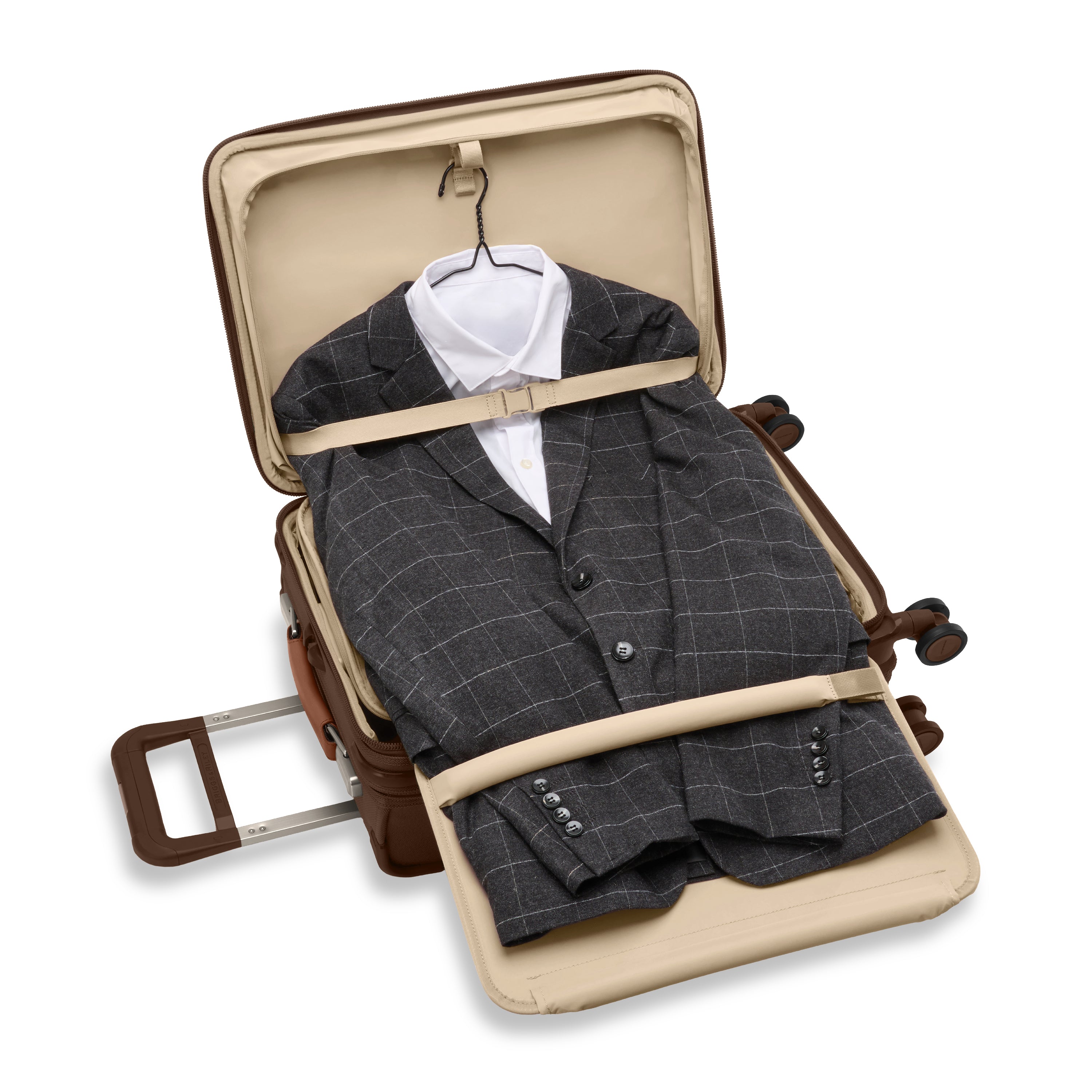 BASELINE Essential Carry-On Expandable Spinner - Chocolate