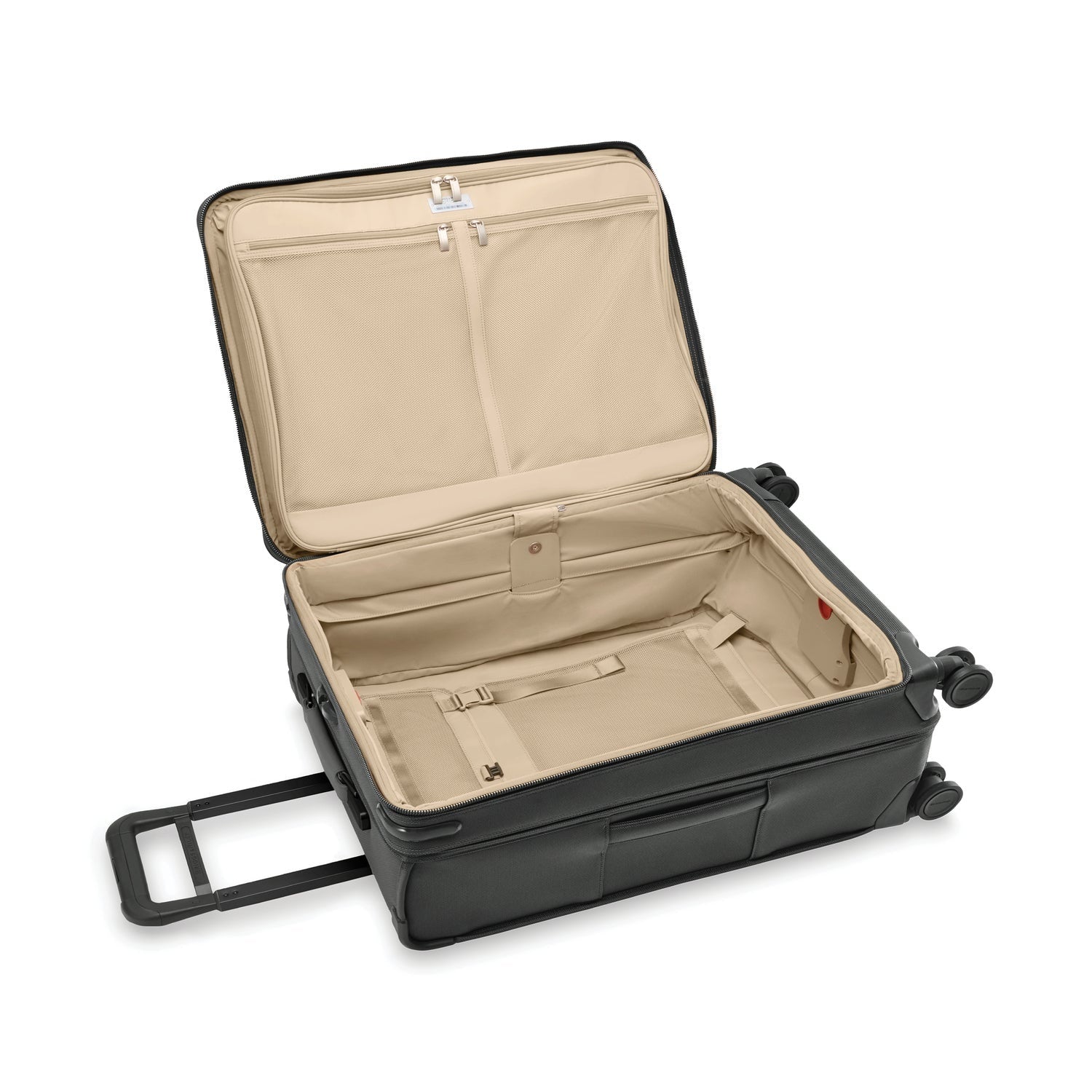 BASELINE Compact 61cm Checked Expandable Spinner - Black