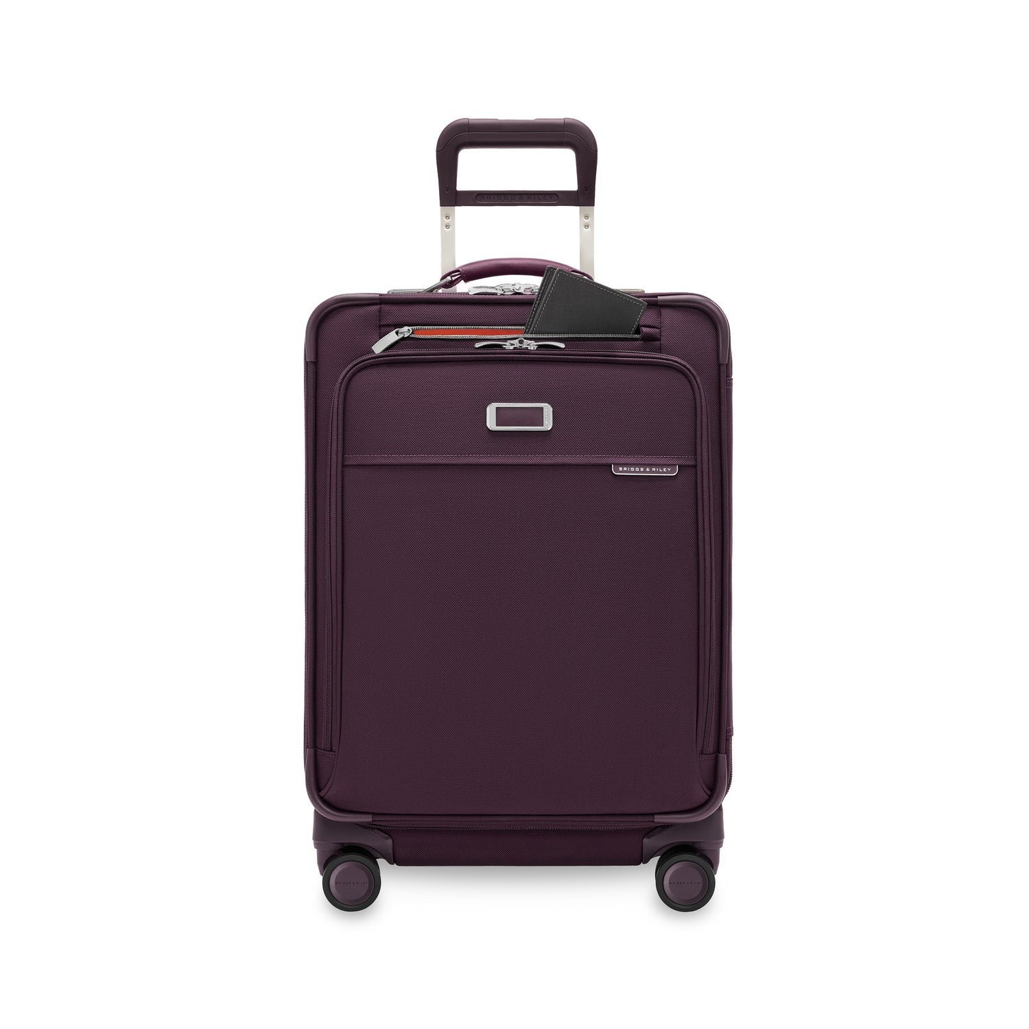 BASELINE Compact 61cm Checked Expandable Spinner - Plum