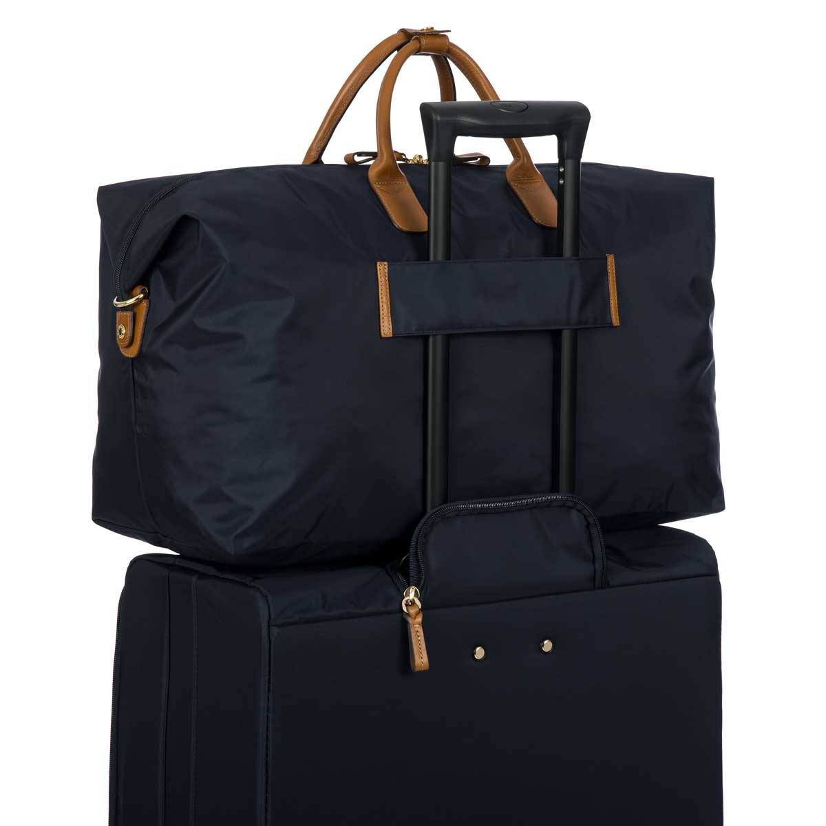 X-collection nylon luxury Holdall 2in1 - Ocean Blue