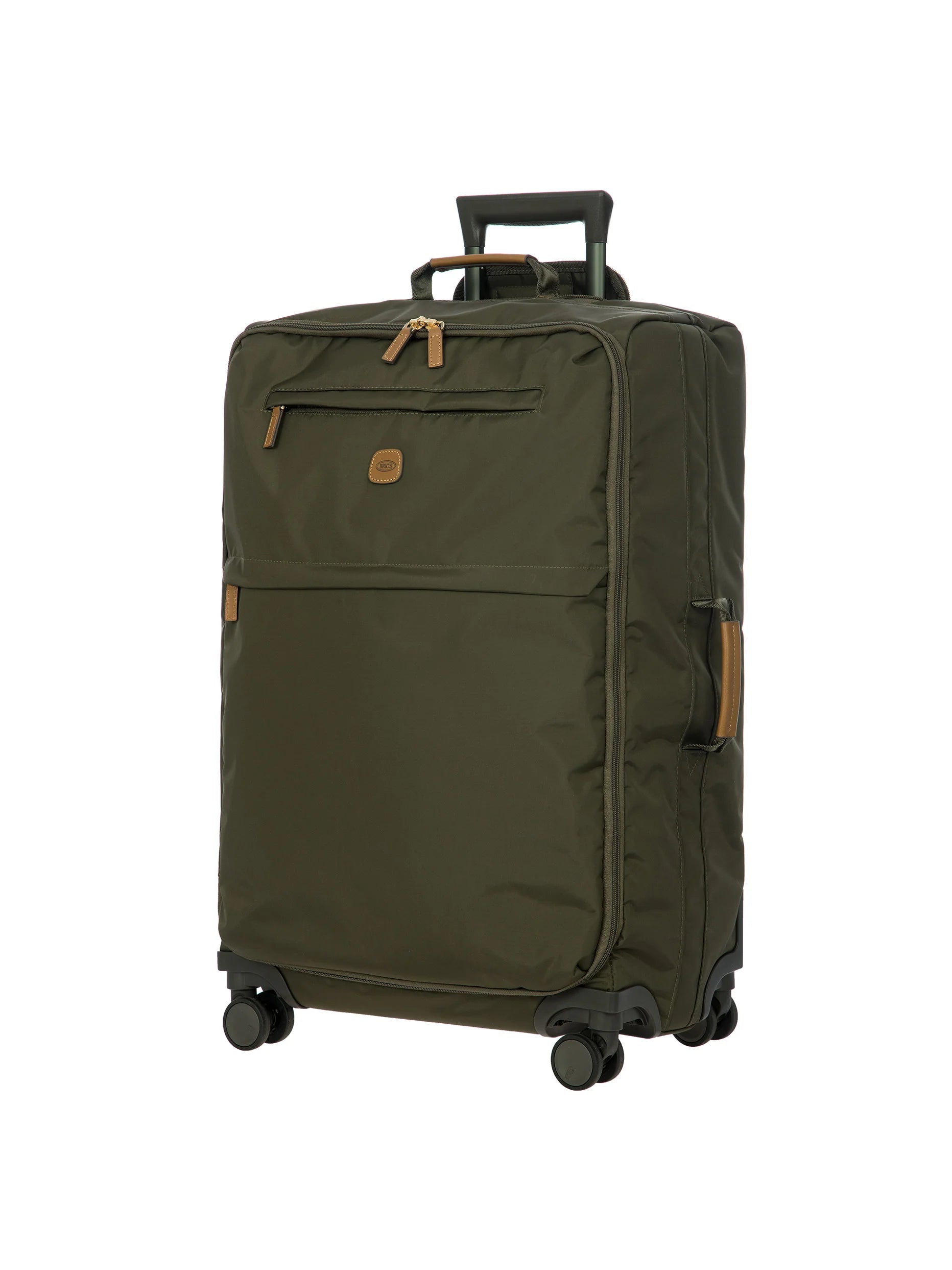 X-Collection Medium 71cm recycled fabric trolley - Olive