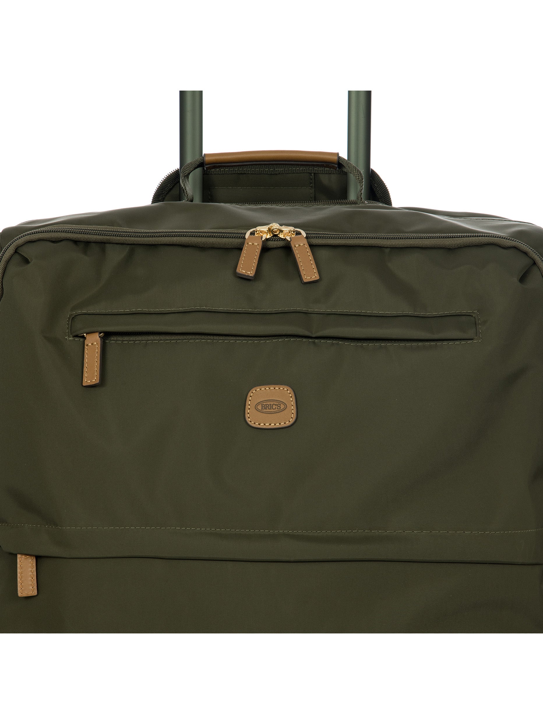 X-Collection Medium 71cm recycled fabric trolley - Olive