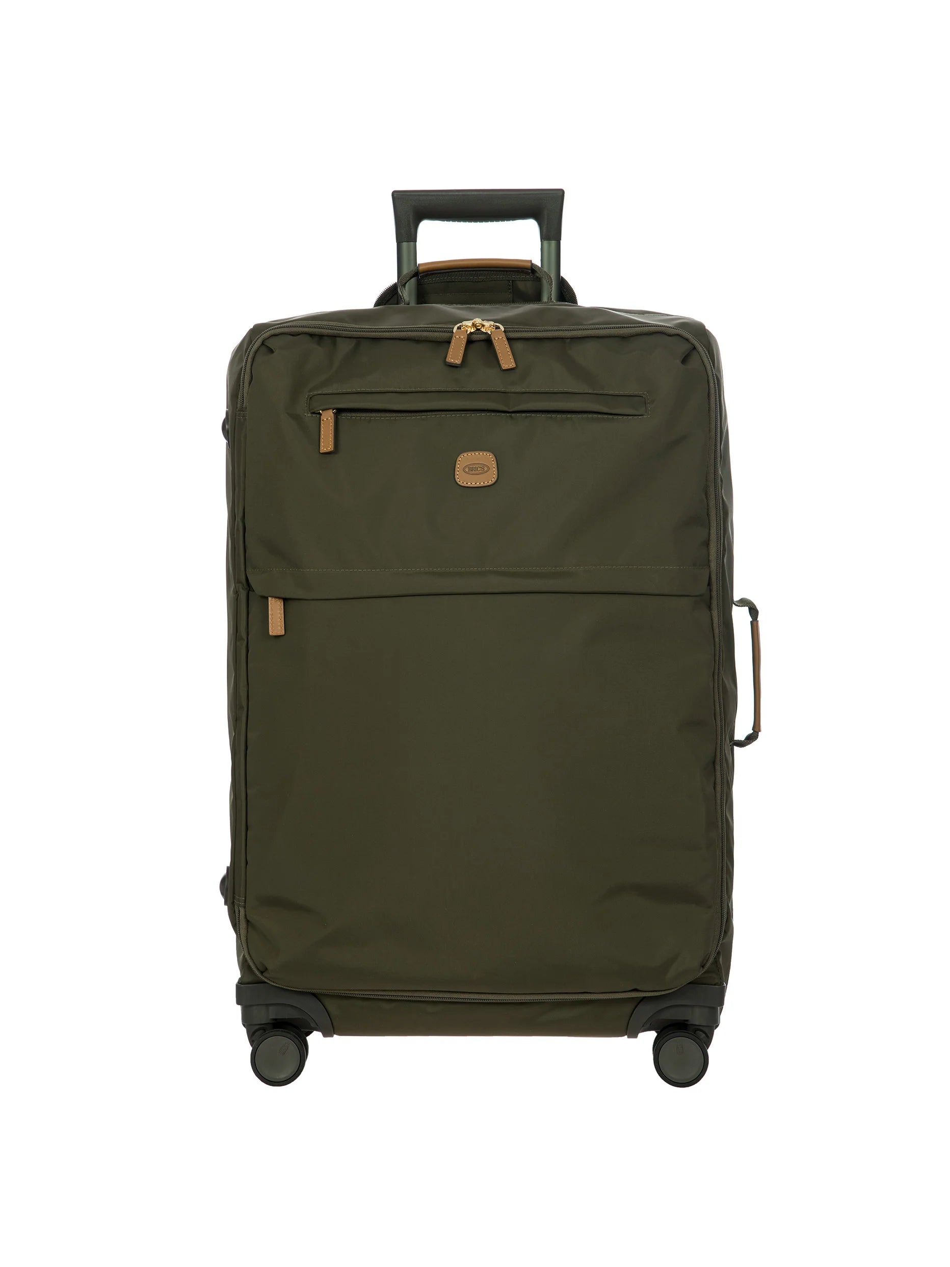 X-Collection Medium 71cm recycled fabric trolley - Olive