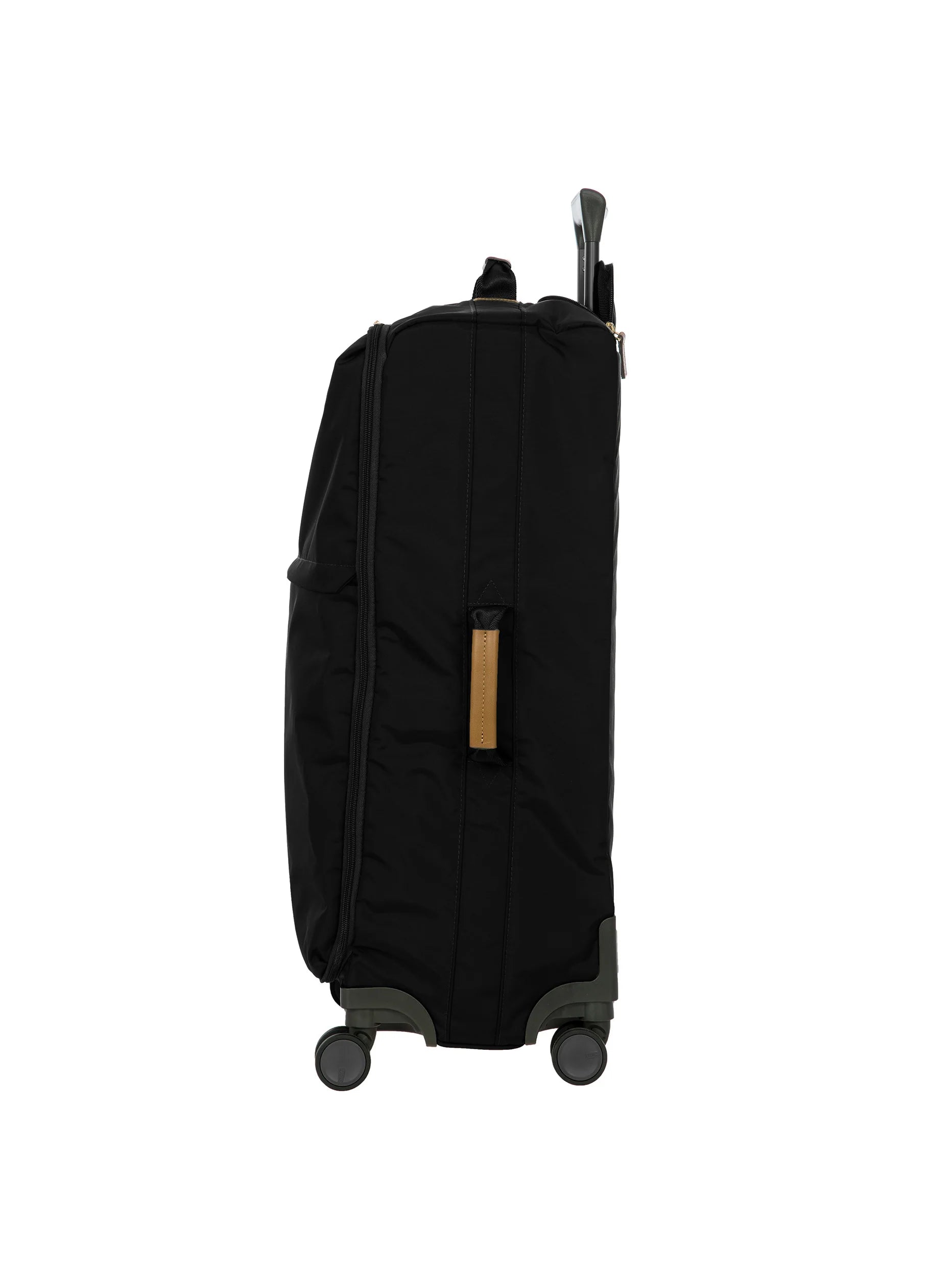 X-Collection Medium 71cm recycled fabric trolley - Black
