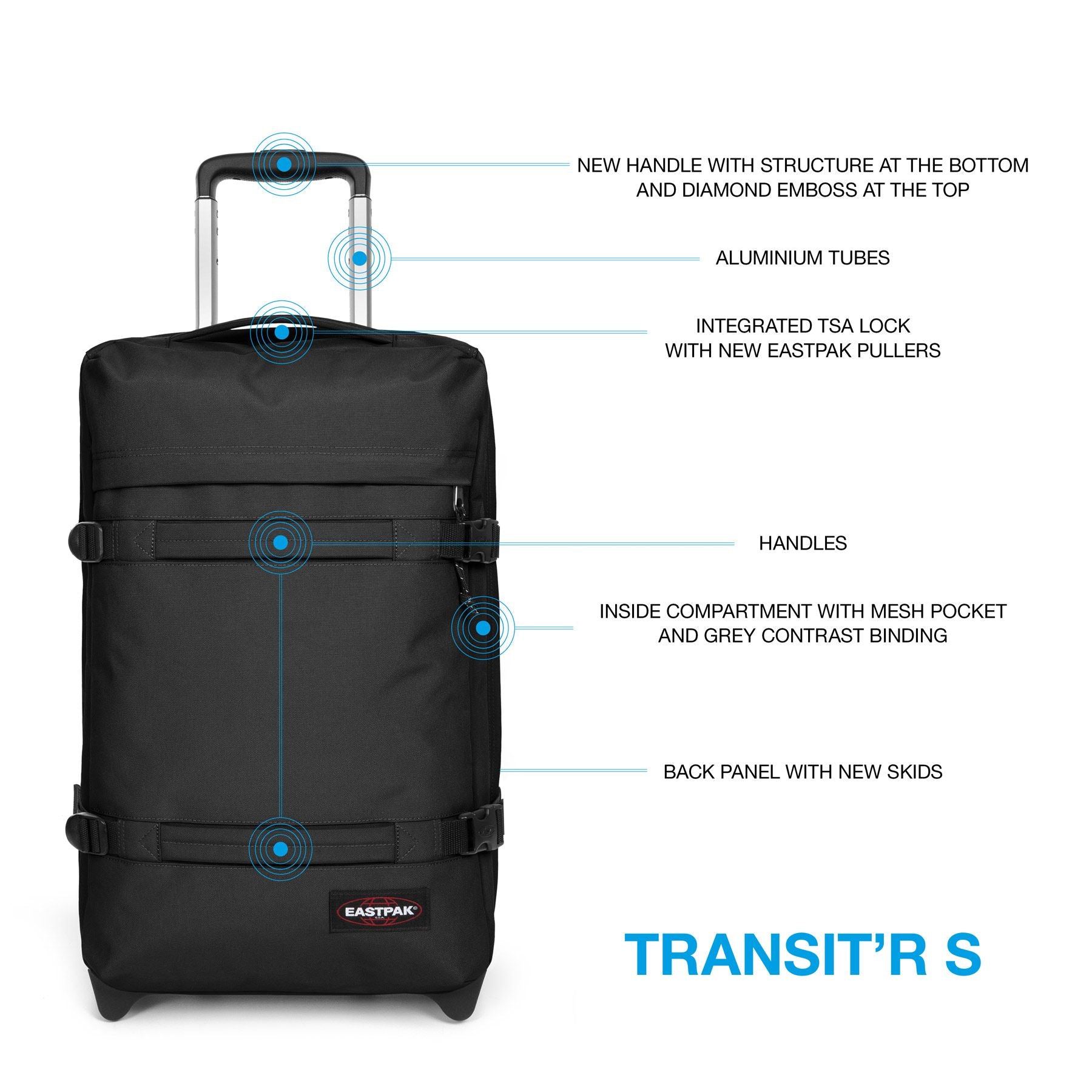TRANSIT'R Small Trolley - London Luggage