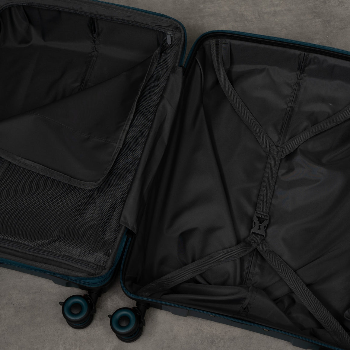 Resilient Set of 3 Suitcases - Teal