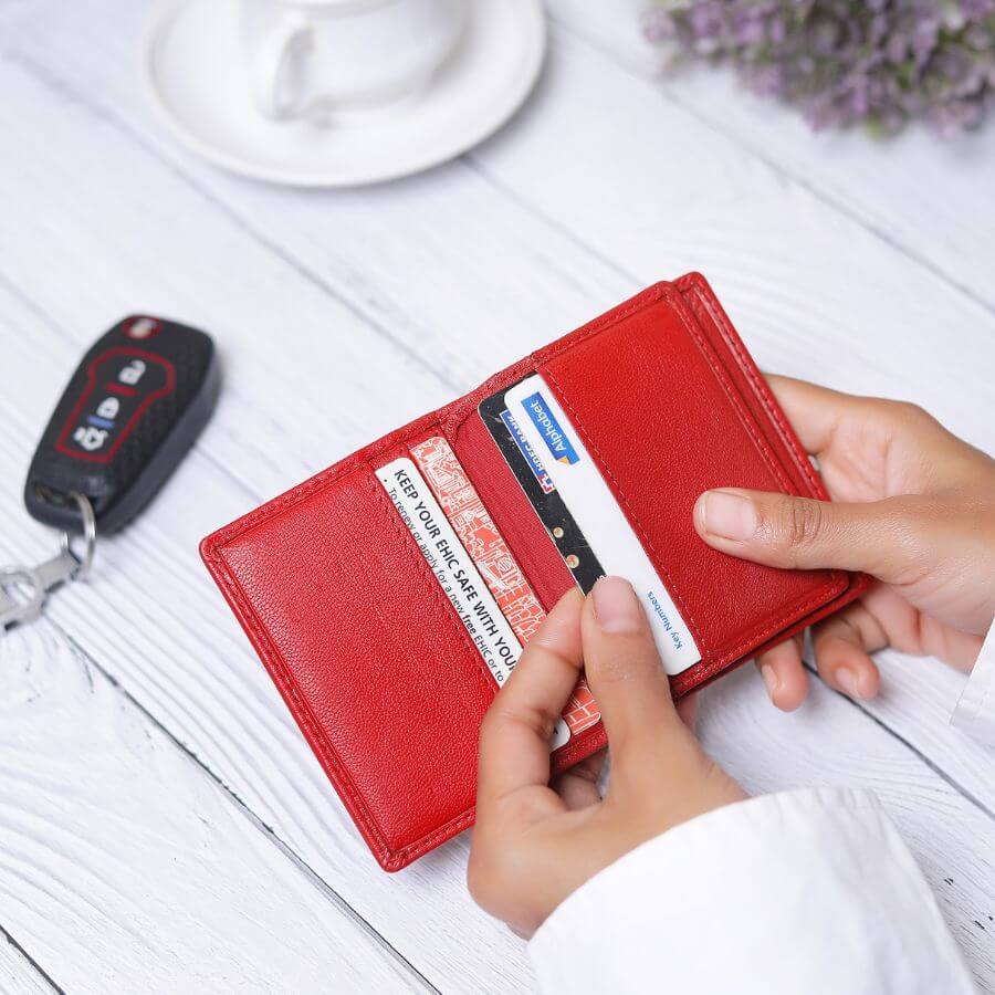 RFID Card Holder - Red