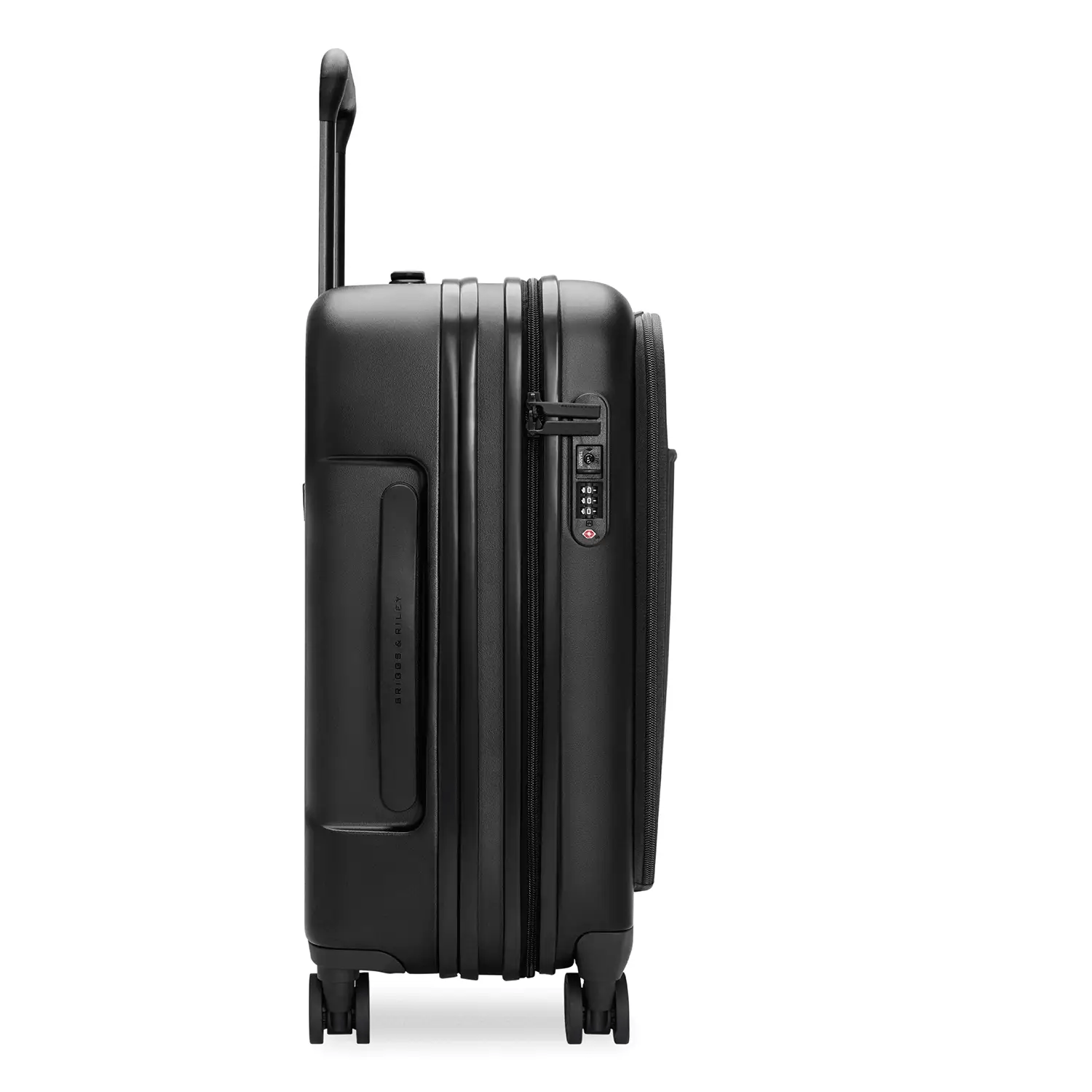 Sympatico Essential 56cm Front Pocket Carry-On Expandable Spinner - Black