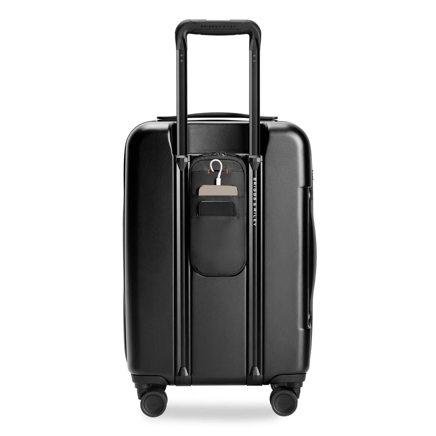 Sympatico Essential 56cm Front Pocket Carry-On Expandable Spinner - Black