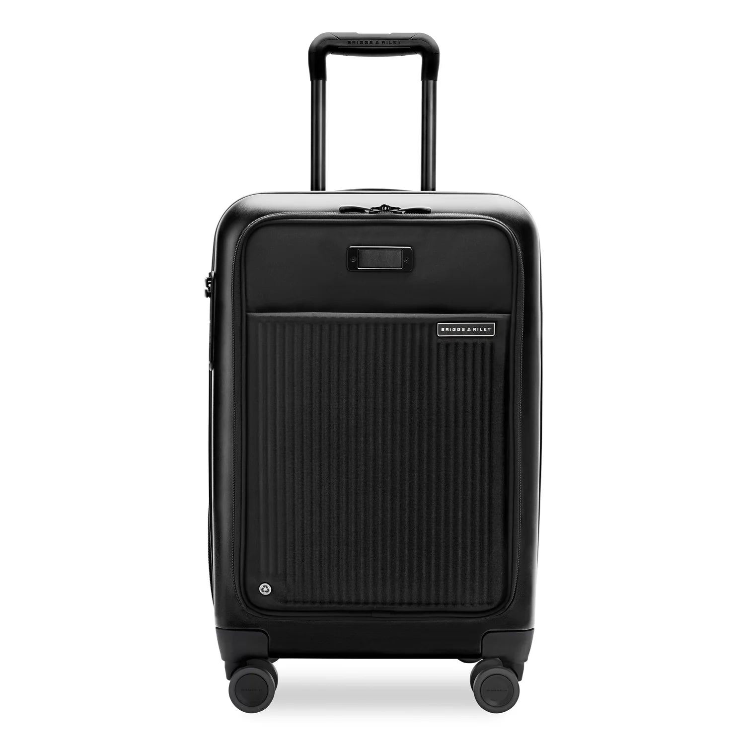 Sympatico Essential 56cm Front Pocket Carry-On Expandable Spinner - Black