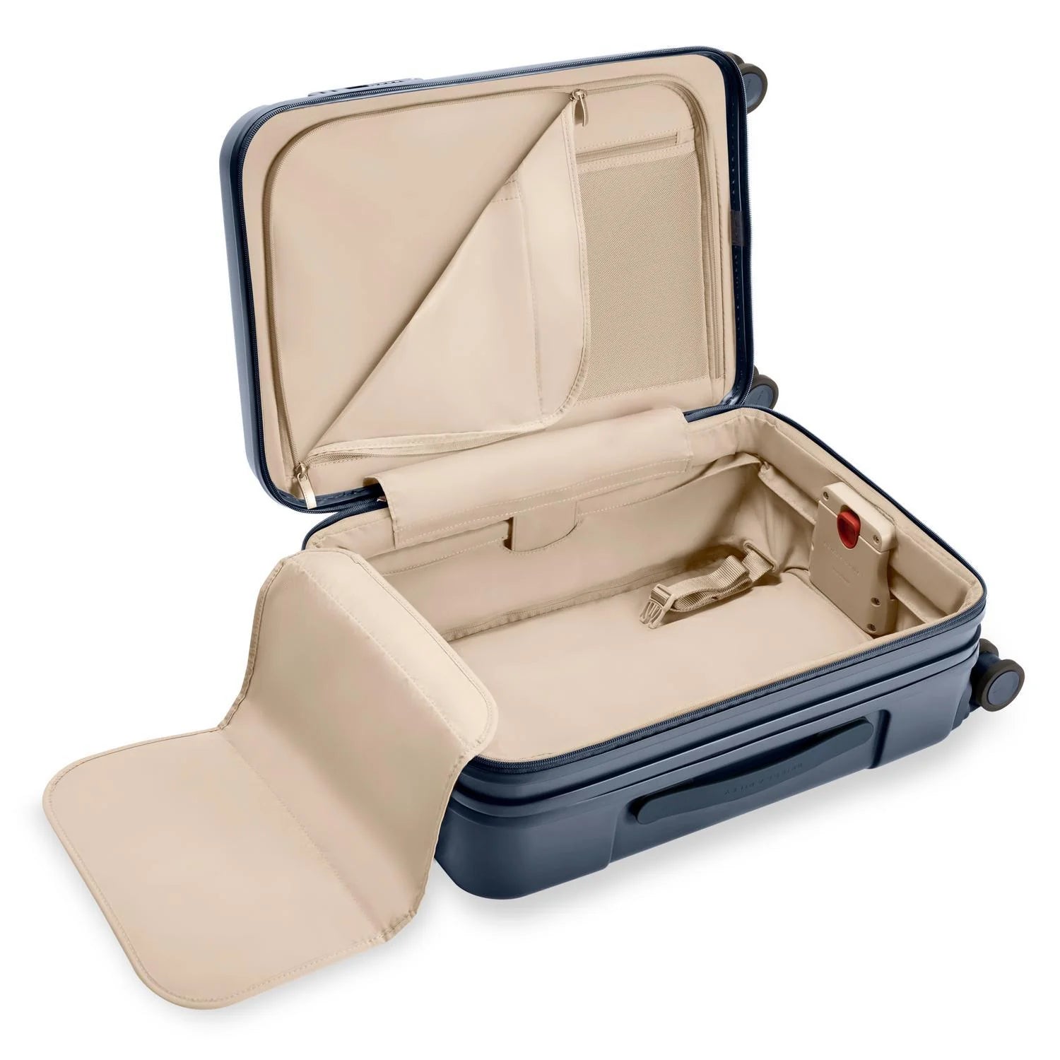 Sympatico Essential 56cm Front Pocket Carry-On Expandable Spinner - Navy