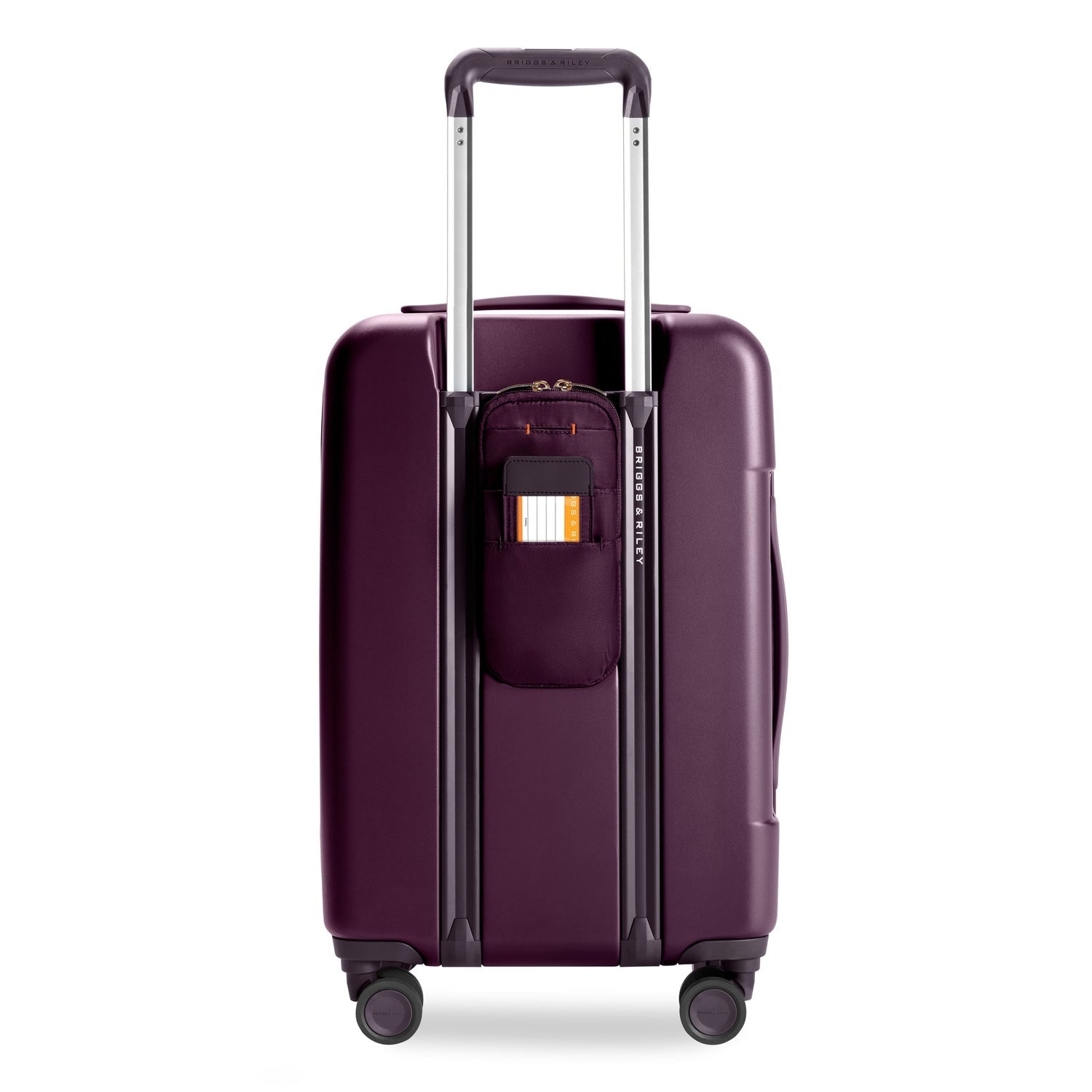 Sympatico Essential 56cm Front Pocket Carry-On Expandable Spinner - Plum