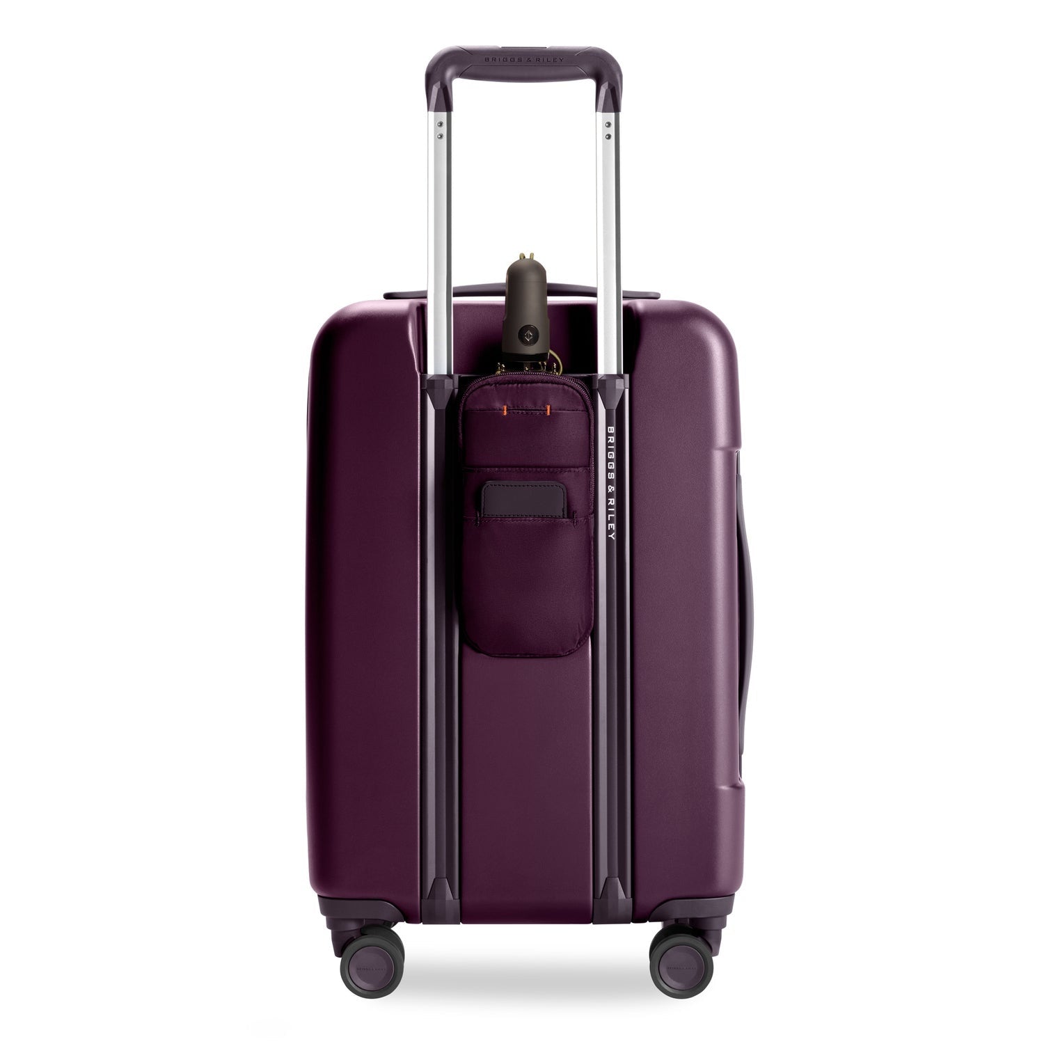 Sympatico Essential 56cm Front Pocket Carry-On Expandable Spinner - Plum