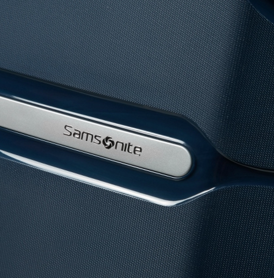 FLUX Expandable Cabin Suitcase 55cm (4 Wheel) - Navy Blue